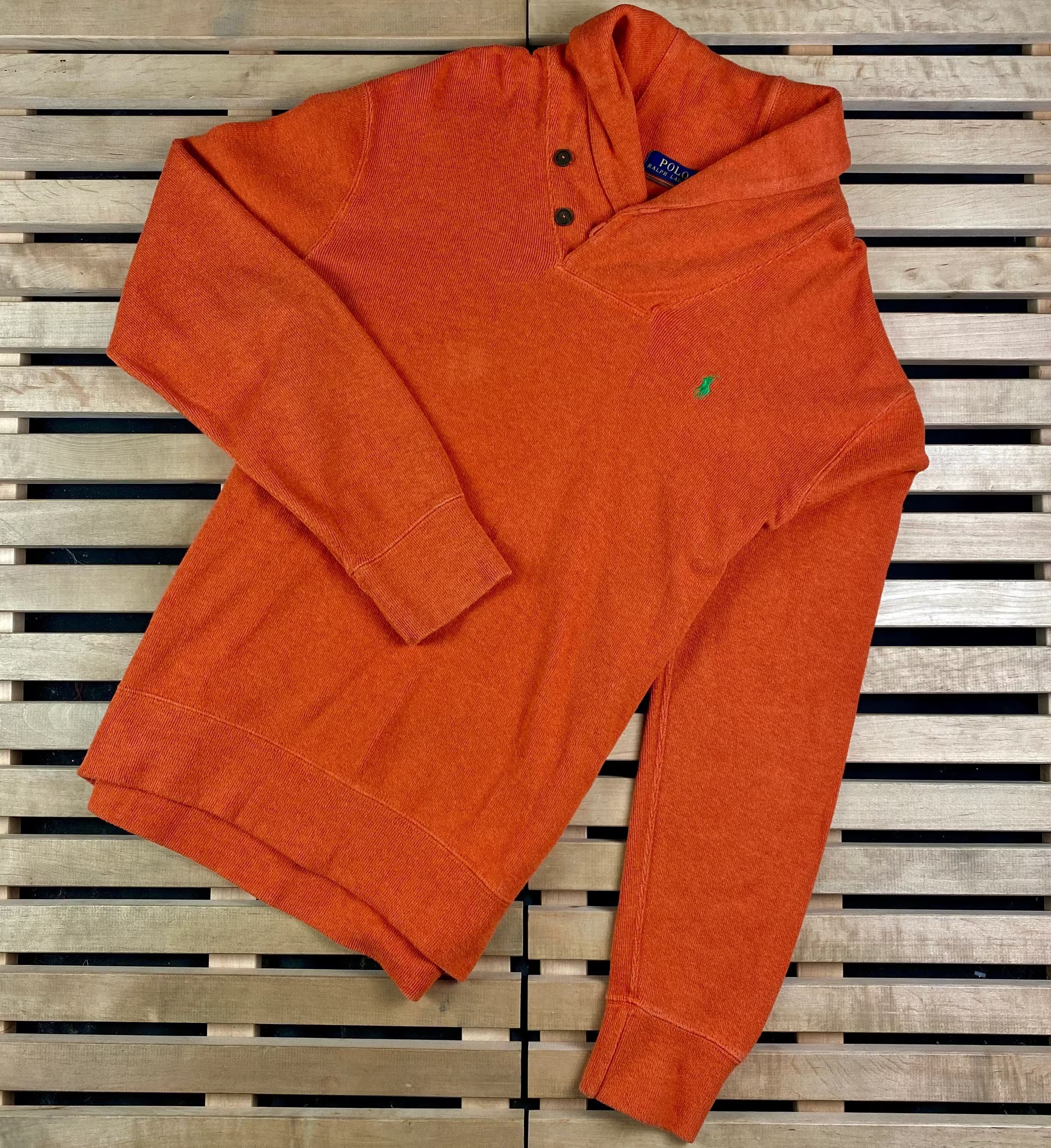 Polo Ralph Lauren × Ralph Lauren Mens Sweater Sweatshirt Polo Ralph Lauren Size L Orange Size US L / EU 52-54 / 3 - 1 Thumbnail