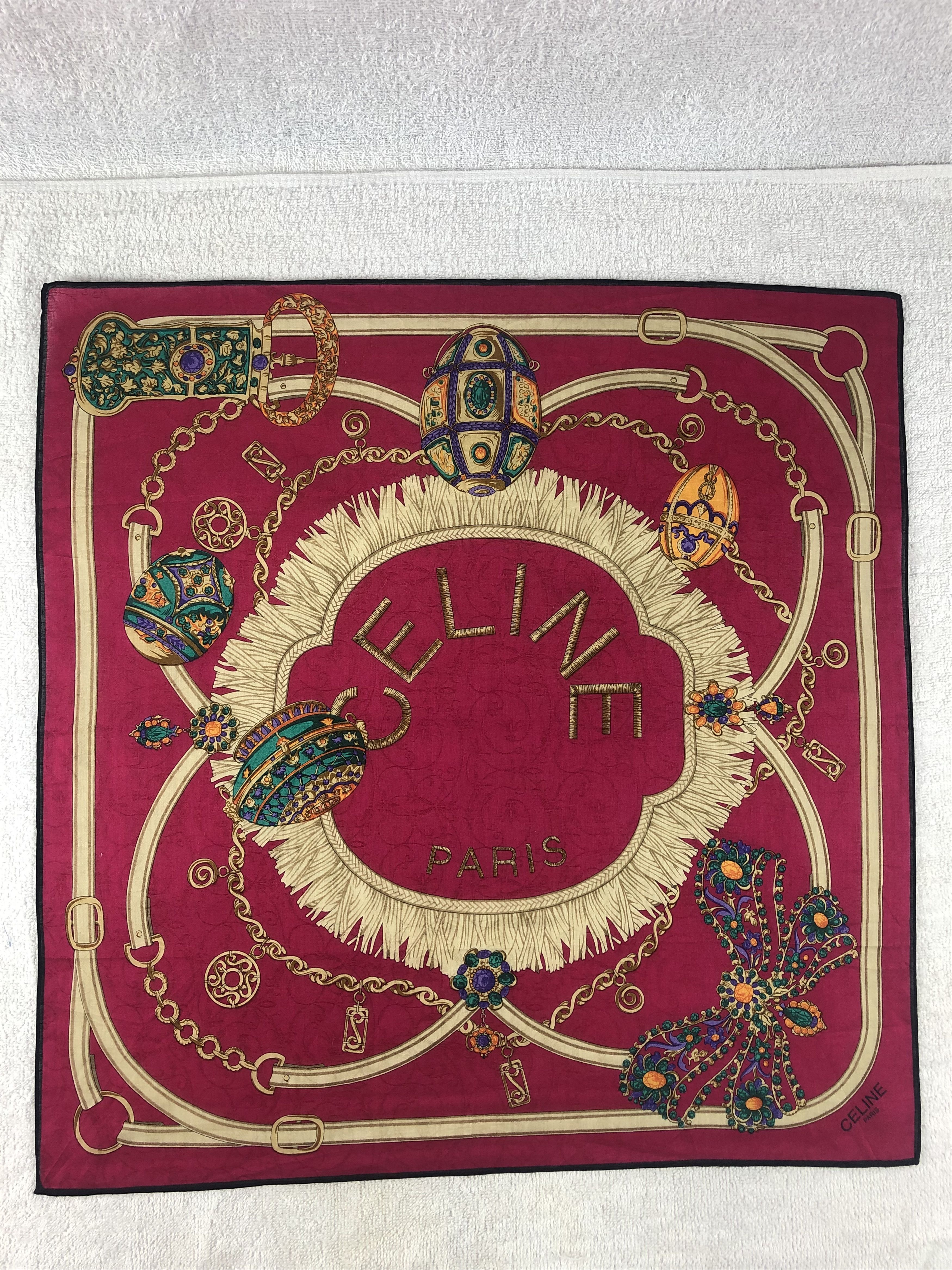 Celine Celine Handkerchief / Bandana / Neckerchief Size ONE SIZE - 3 Thumbnail