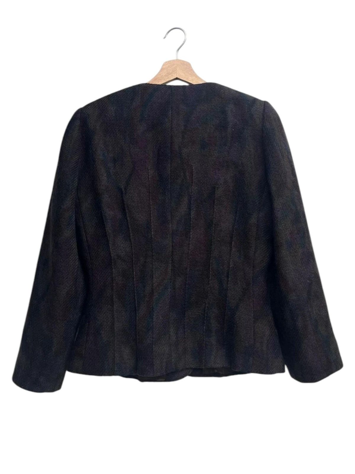 Krizia Vintage Krizia Wool Patterned Jacket Size L / US 10 / IT 46 - 4 Thumbnail