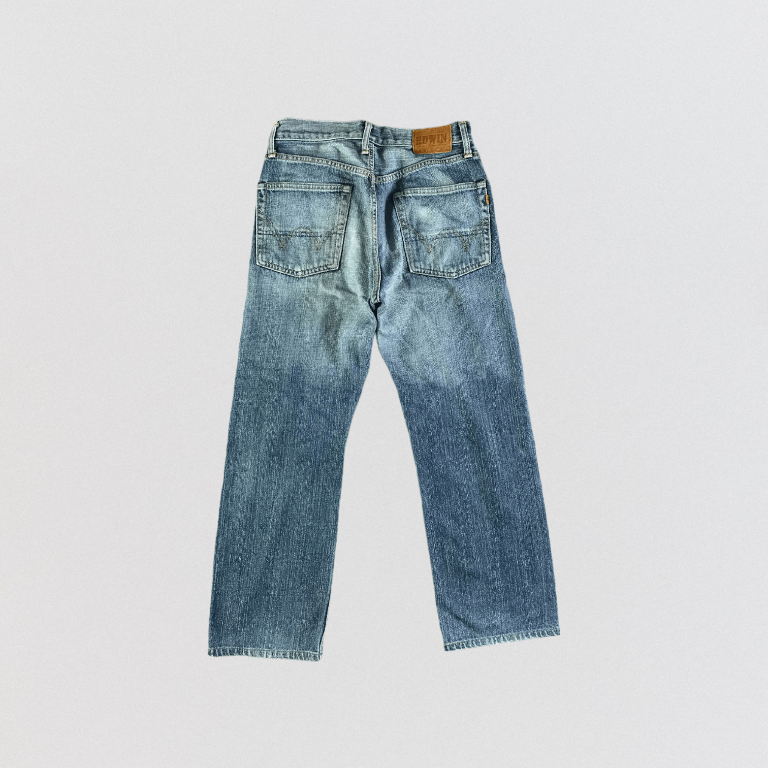 Edwin Vintage Blue Wash Edwin 505 Selvedge Jeans-JM3674 Size US 29 - 2 Thumbnail