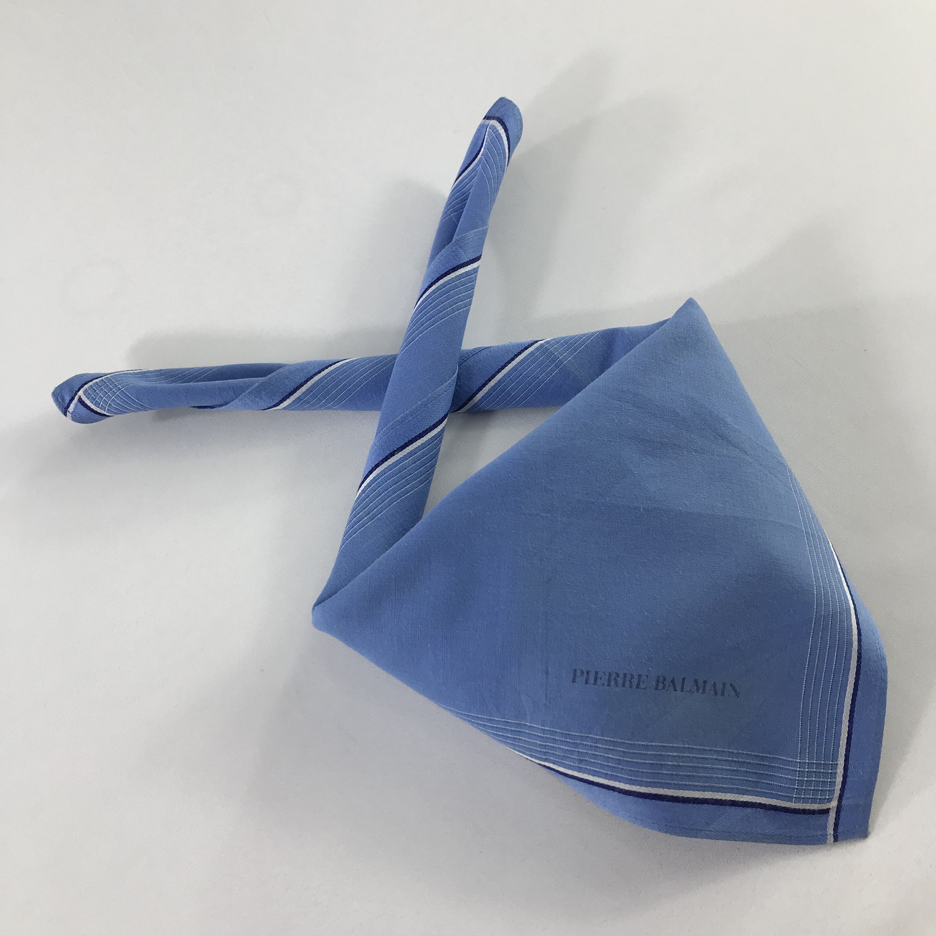 Pierre Balmain × Vintage Pierre Balmain Bandana / Handkerchief / Neckerchief - S846 Size ONE SIZE - 4 Thumbnail