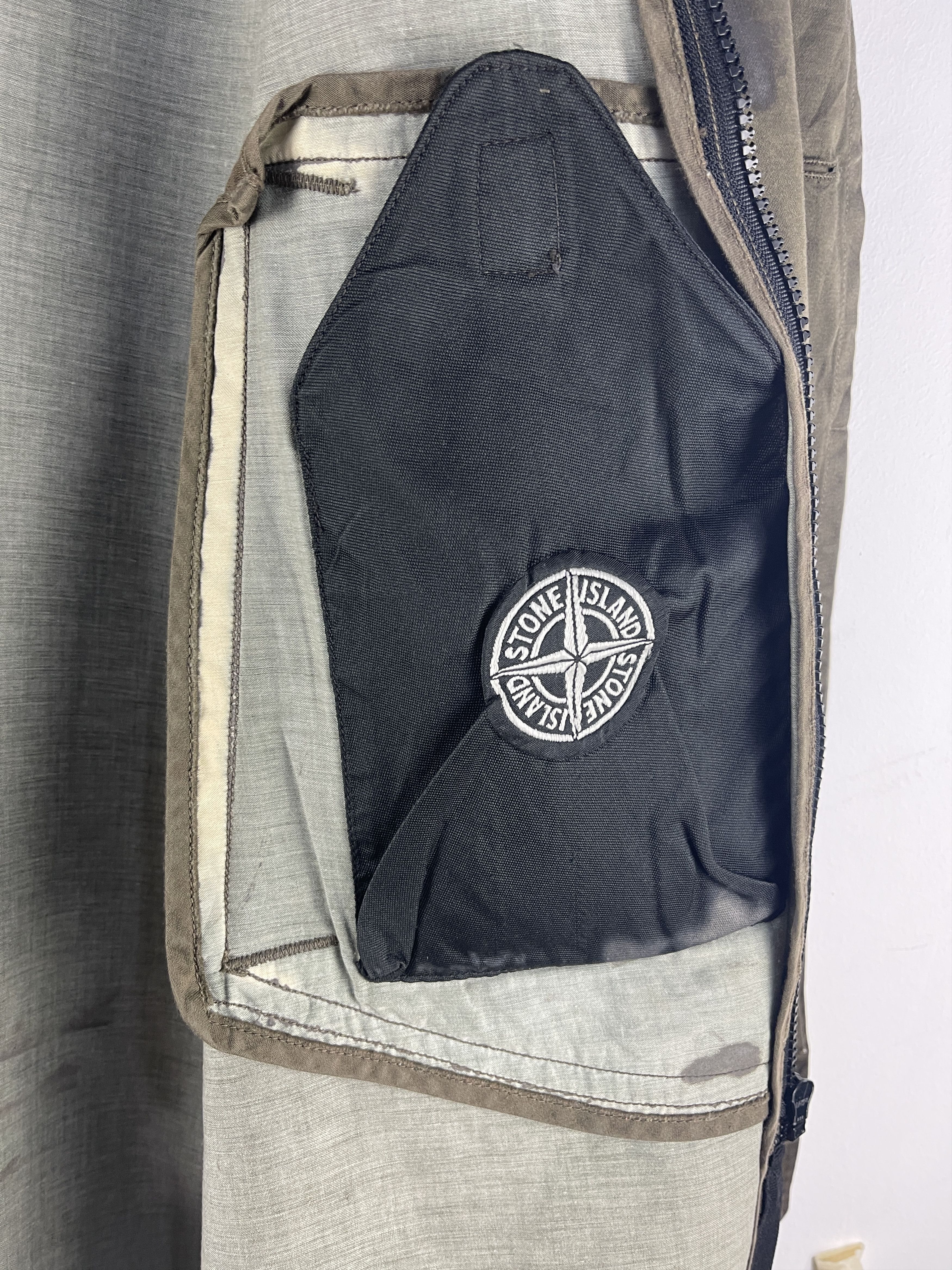 Stone Island Vintage Stone Island Raso Gommato Jacket – Made in Italy Size L / US 10 / IT 46 - 25 Thumbnail