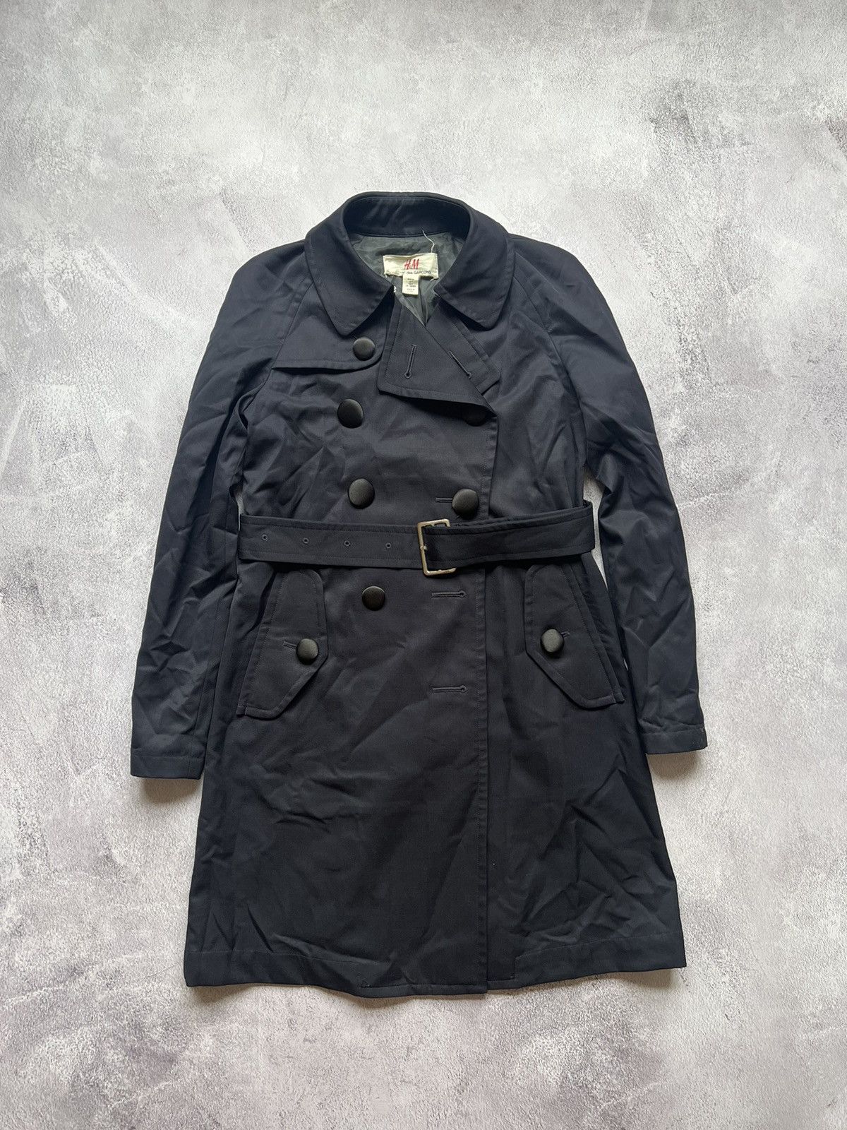 Vintage Comme des Garcons CDG x H M Trench Coat Women s Size XS Grailed