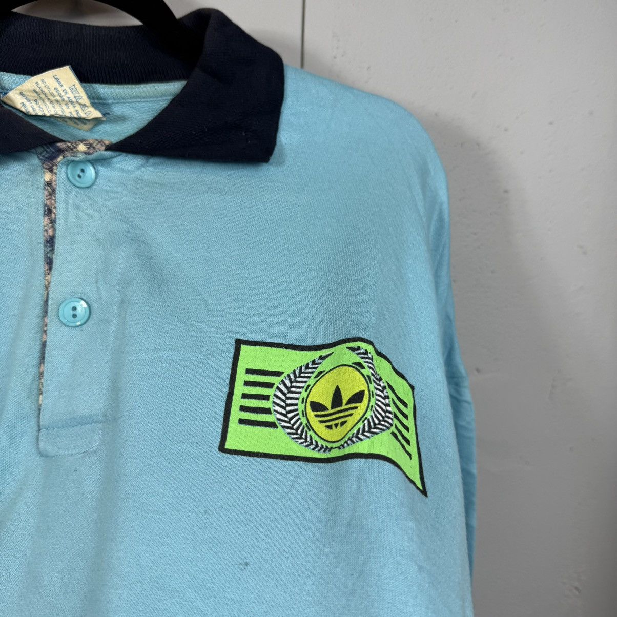 Adidas Vintage Adidas Sweatshirt Surfing 80’s Spain Size US L / EU 52-54 / 3 - 3 Thumbnail