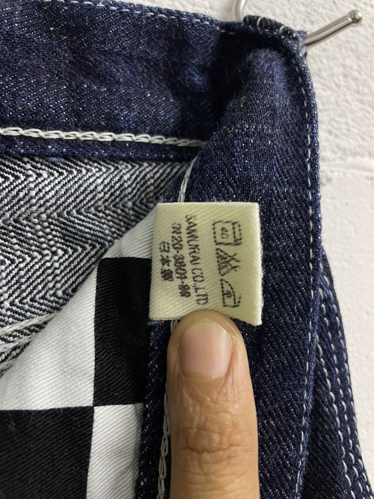 Samurai Jeans Samurai SM610DX-P Herringbone Work Pants Size US 35 - 6 Thumbnail