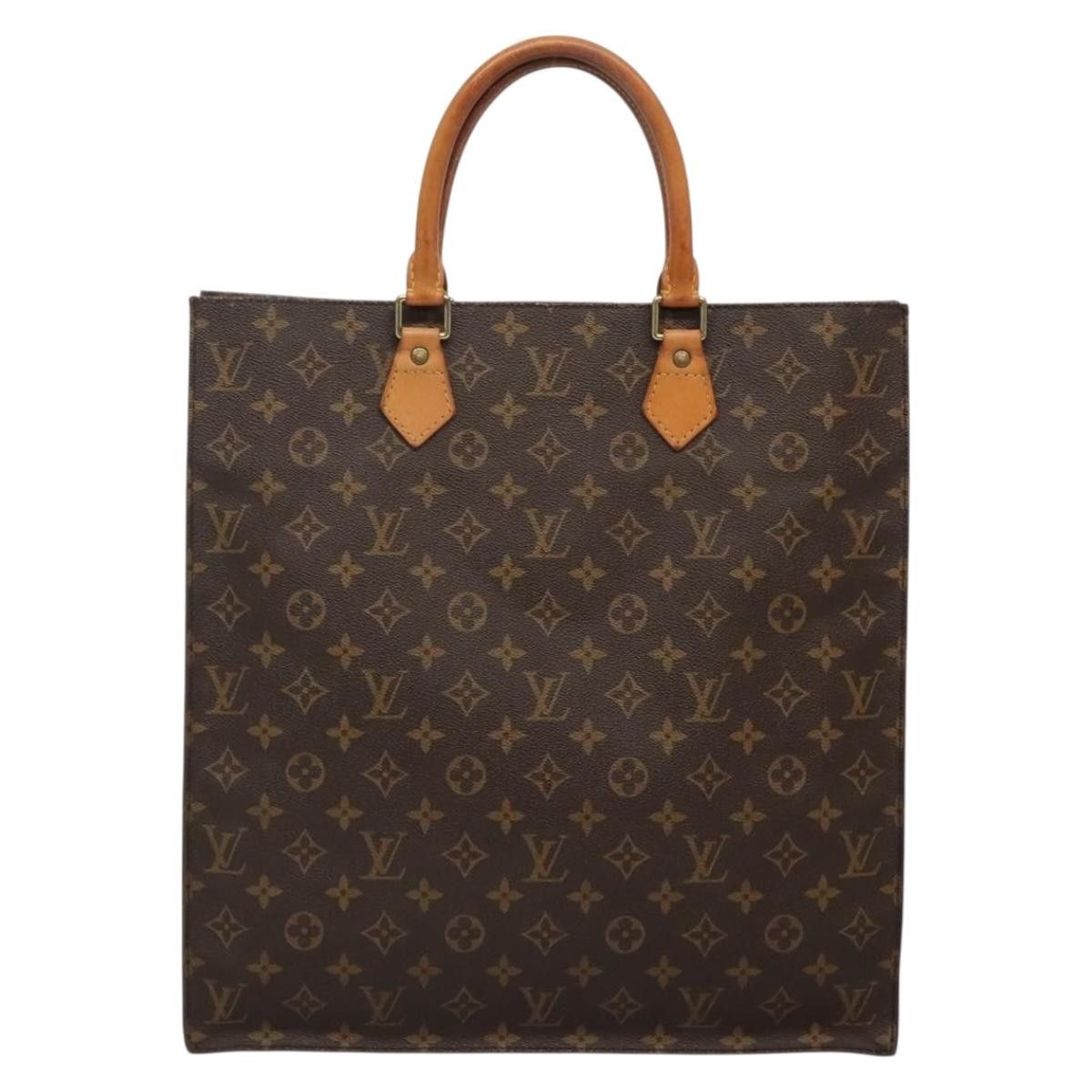 Louis Vuitton LOUIS VUITTON Monogram Sac Plat Hand Bag M51140 Size ONE SIZE - 2 Thumbnail