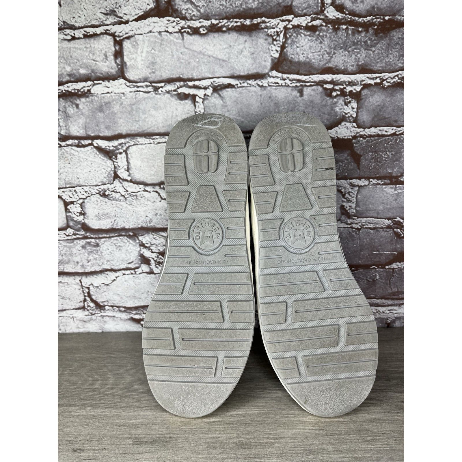 Mephisto Mephisto Rebeca Perf Runoff Gray Leather White Comfort Shoes Size US 9.5 / IT 39.5 - 9 Thumbnail