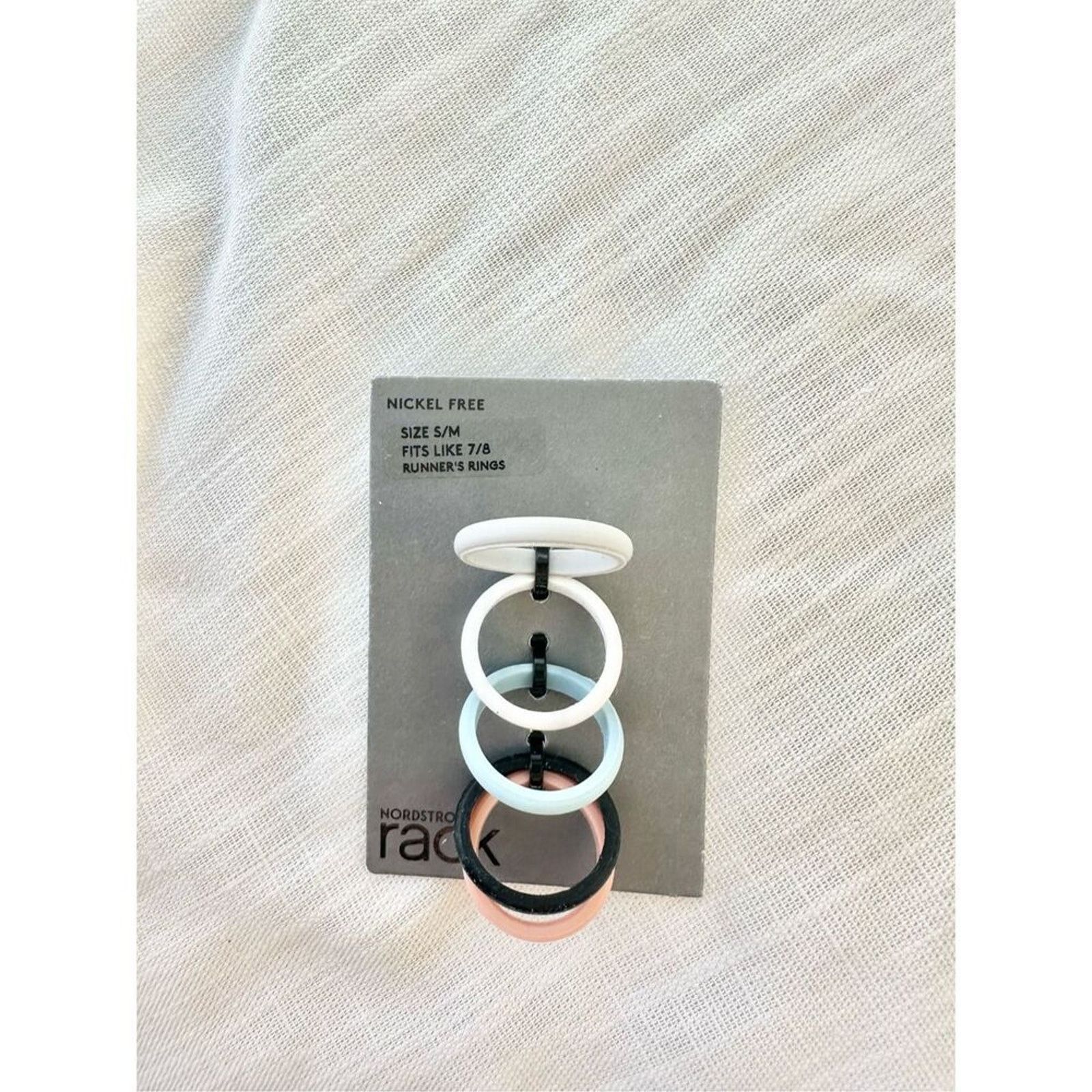 Nordstrom Womens multicolor silicone workout rings Size ONE SIZE - 2 Thumbnail