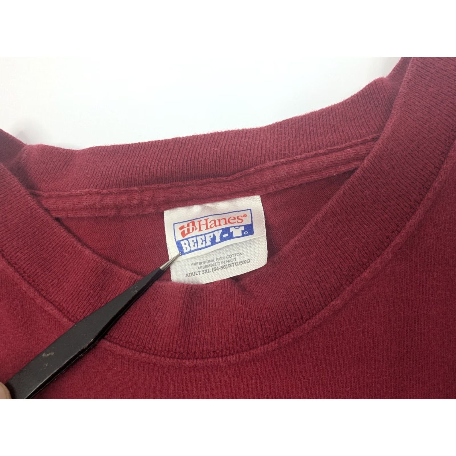 Vintage VINTAGE Witfawn Tours Trojans Training USC vs. OSU Red Shirt 3XL Hanes Beefy T-Shirt Mens Short Sleeve Cotton Red Logo Size US XXL / EU 58 / 5 - 7 Thumbnail