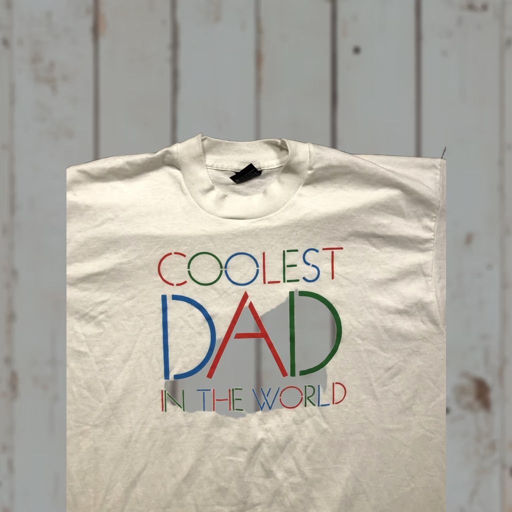 Vintage VINTAGE Screen Stars Best Shirt Mens XL White Graphic Print Dad 90s USA Crew Neck Short Sleeve T-Shirt Size US XL / EU 56 / 4 - 1 Thumbnail