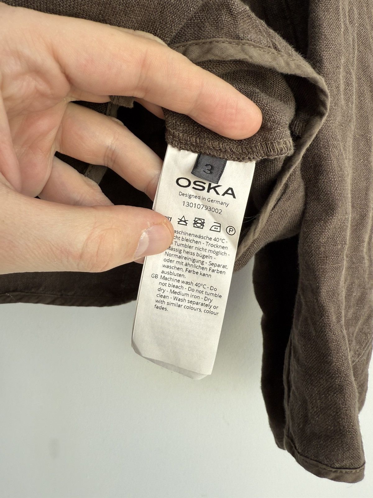 Designer × OSKA Oska Linen Avant Garde Blazer Jacket Size 3 Size M / US 6-8 / IT 42-44 - 7 Thumbnail