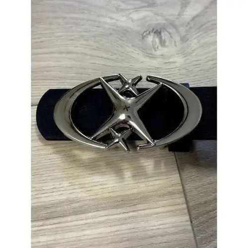 Japanese Brand Black Triple Star Belt Size 30 - 5 Thumbnail