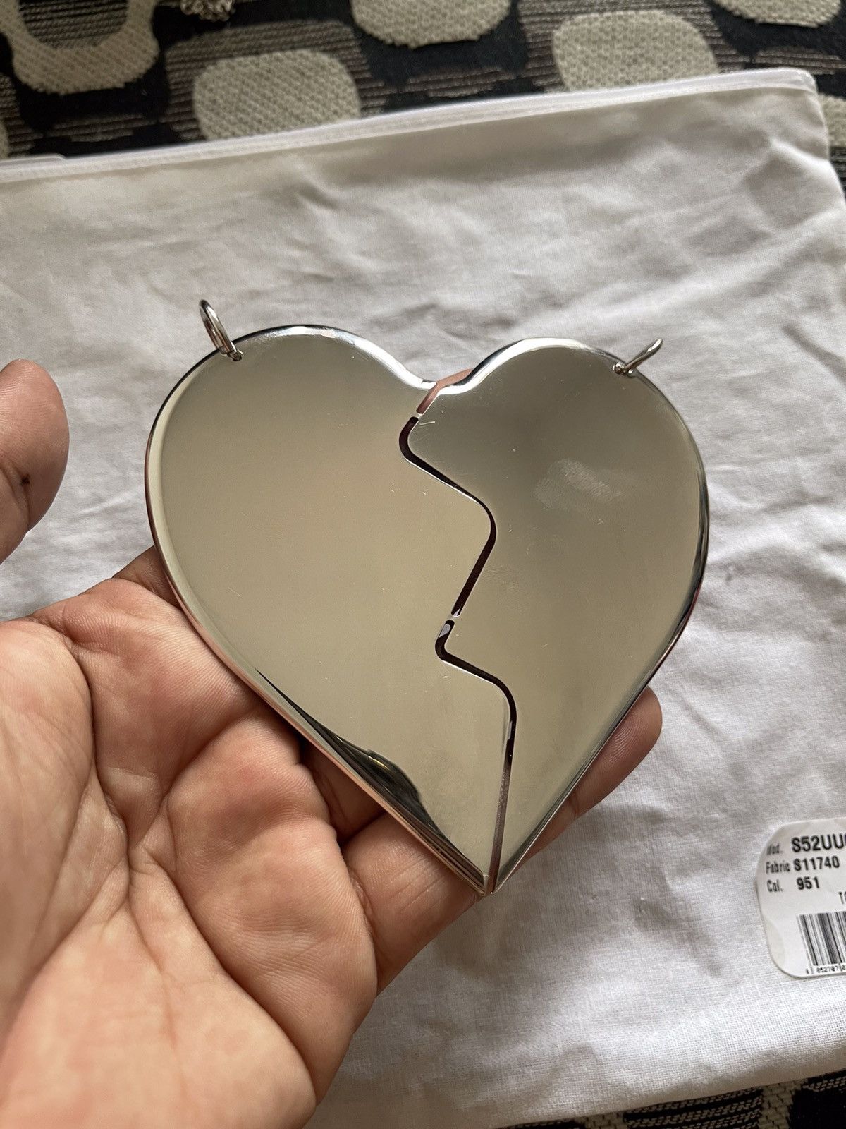 Maison Margiela Maison Margiela Oversized Broken Heart Necklace Size ONE SIZE - 6 Thumbnail