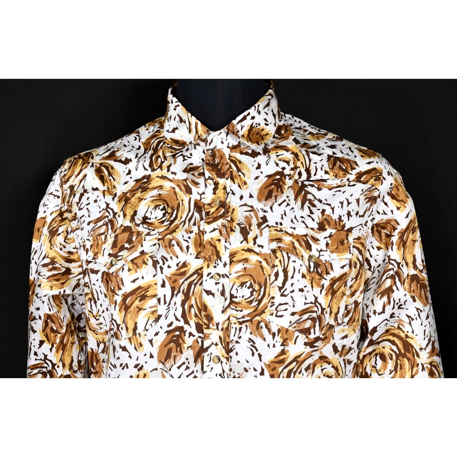 Levi's Levi's LVC Western Shirt Printed Flower M Adult Medium Multicolor Casual Long Sleeve Snap Front Button-Up Size US M / EU 48-50 / 2 - 2 Thumbnail