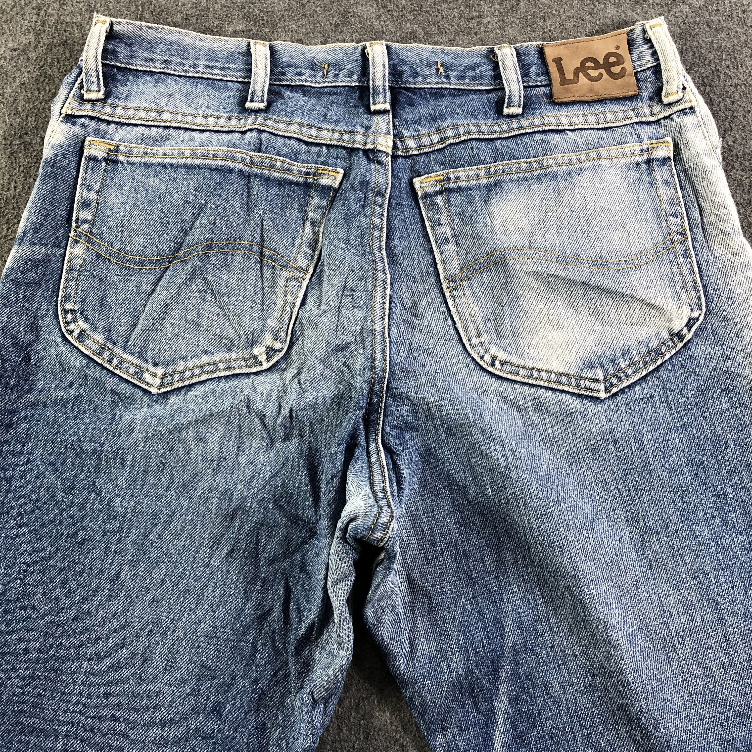Lee Vintage Blue Wash Lee Jeans-J2889 Size US 34 / EU 50 - 4 Thumbnail