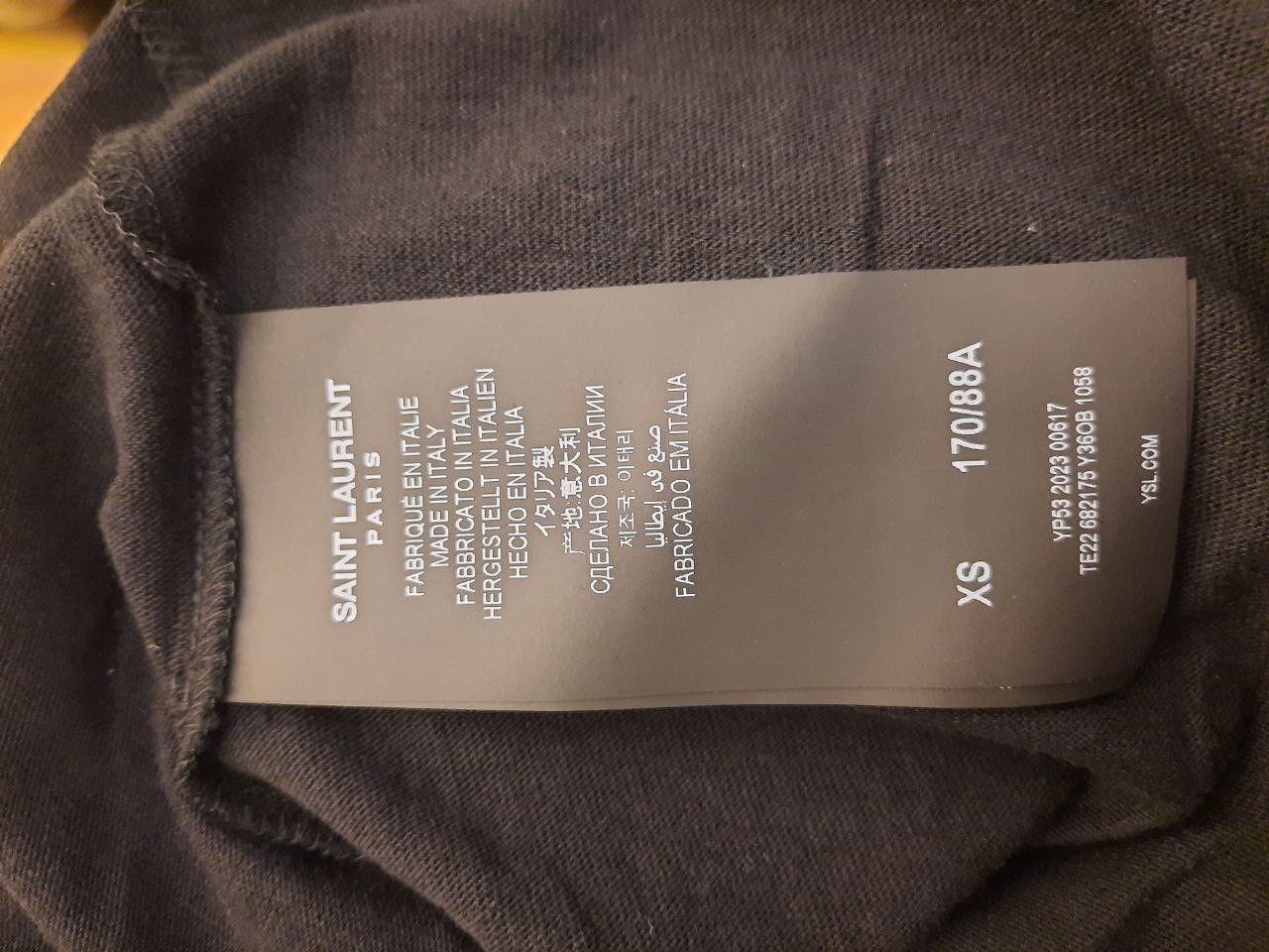 Saint Laurent Paris Heart Tee Size US XS / EU 42 / 0 - 3 Thumbnail