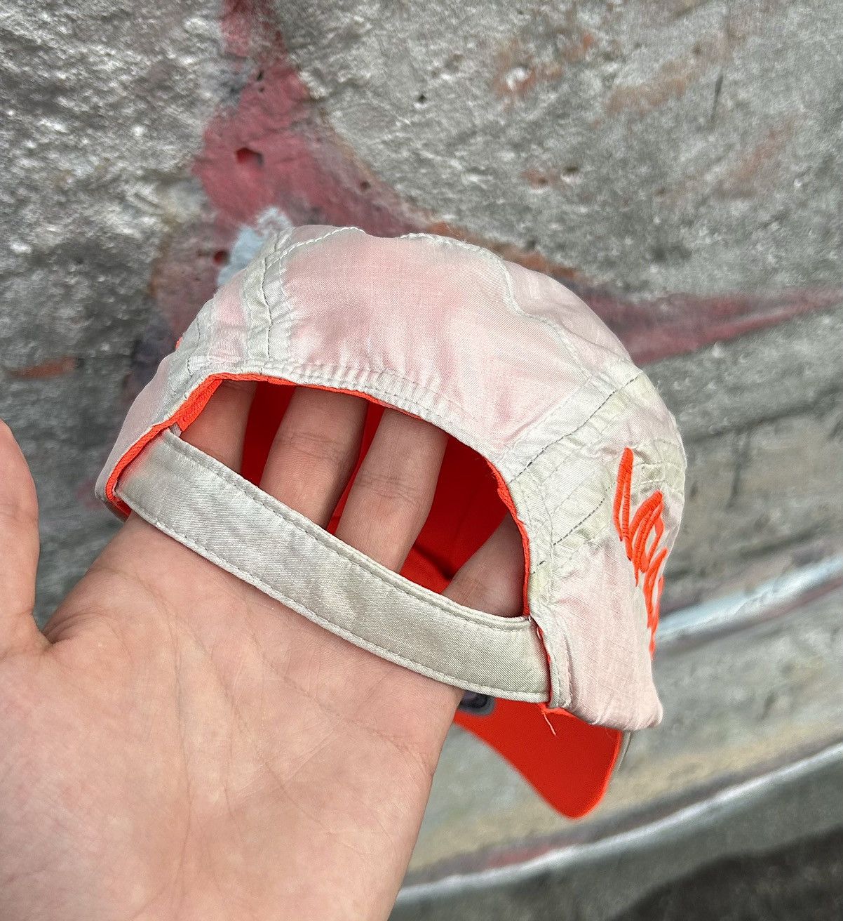 Malcolm McLaren × Mercedes-Benz Mercedes McLaren Vodafone F-1 Racing Nylon 5 Panel Cap Size ONE SIZE - 9 Thumbnail