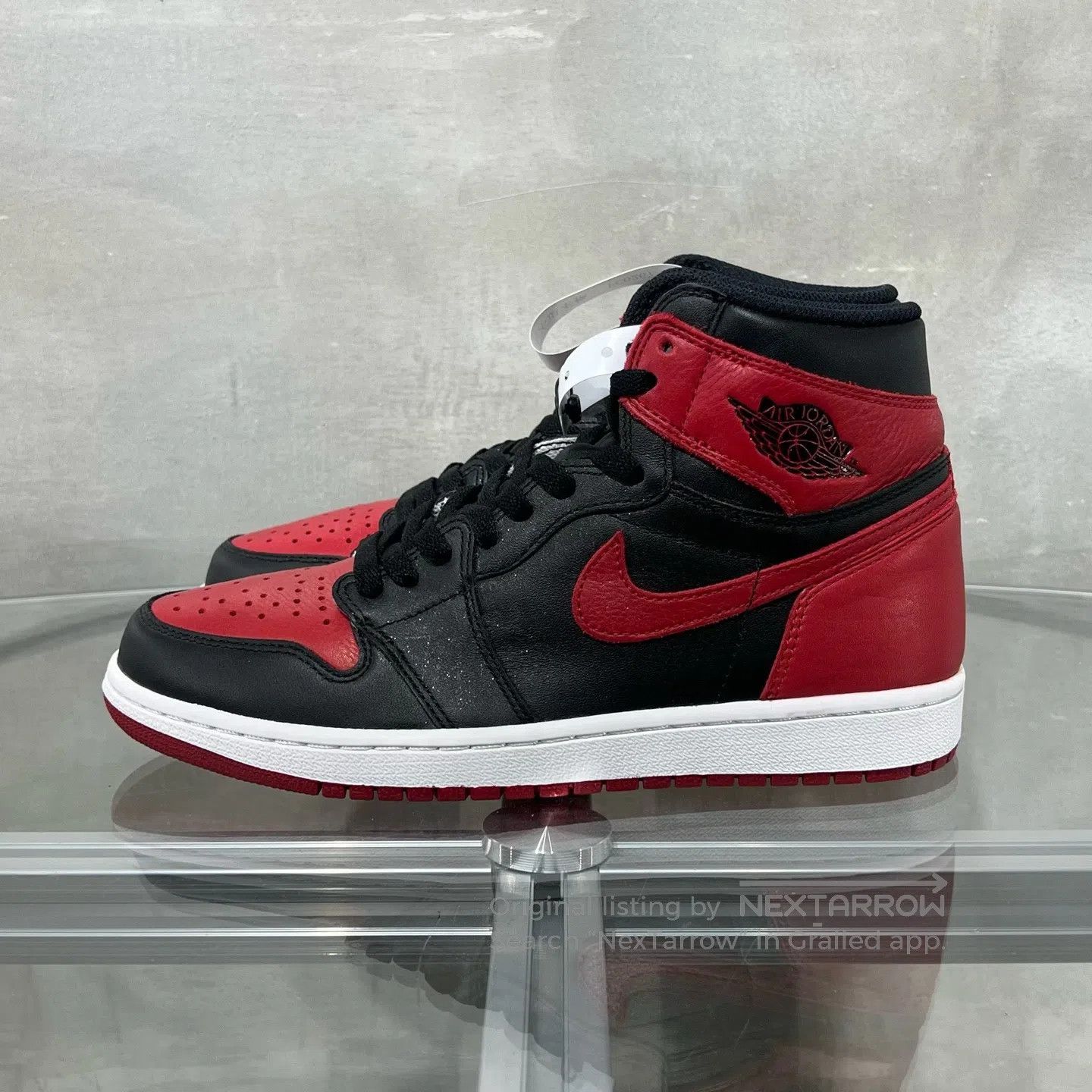 Nike Nike AJ1 Black and Red shoes Size US 9 / EU 42 - 3 Thumbnail