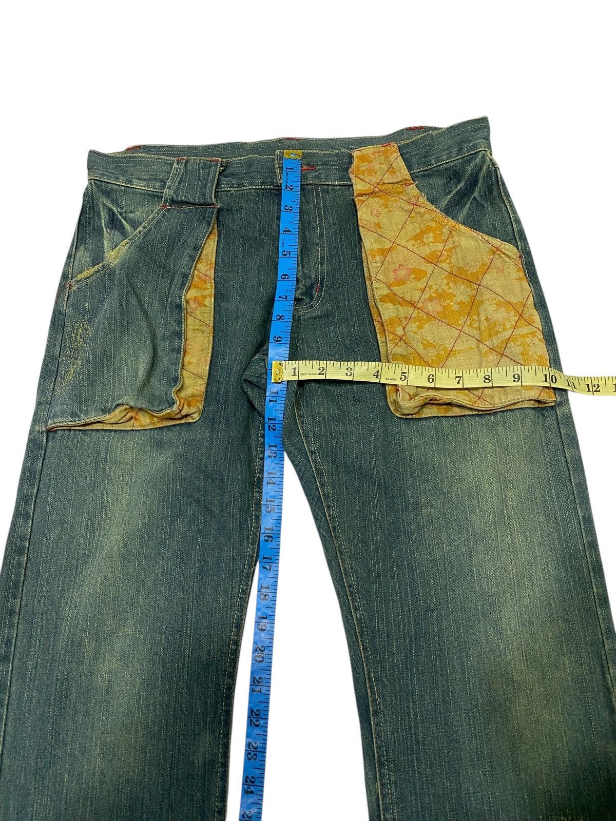 Kapital Japanese brand X Gumu International flare jeans Size US 34 / EU 50 - 14 Thumbnail