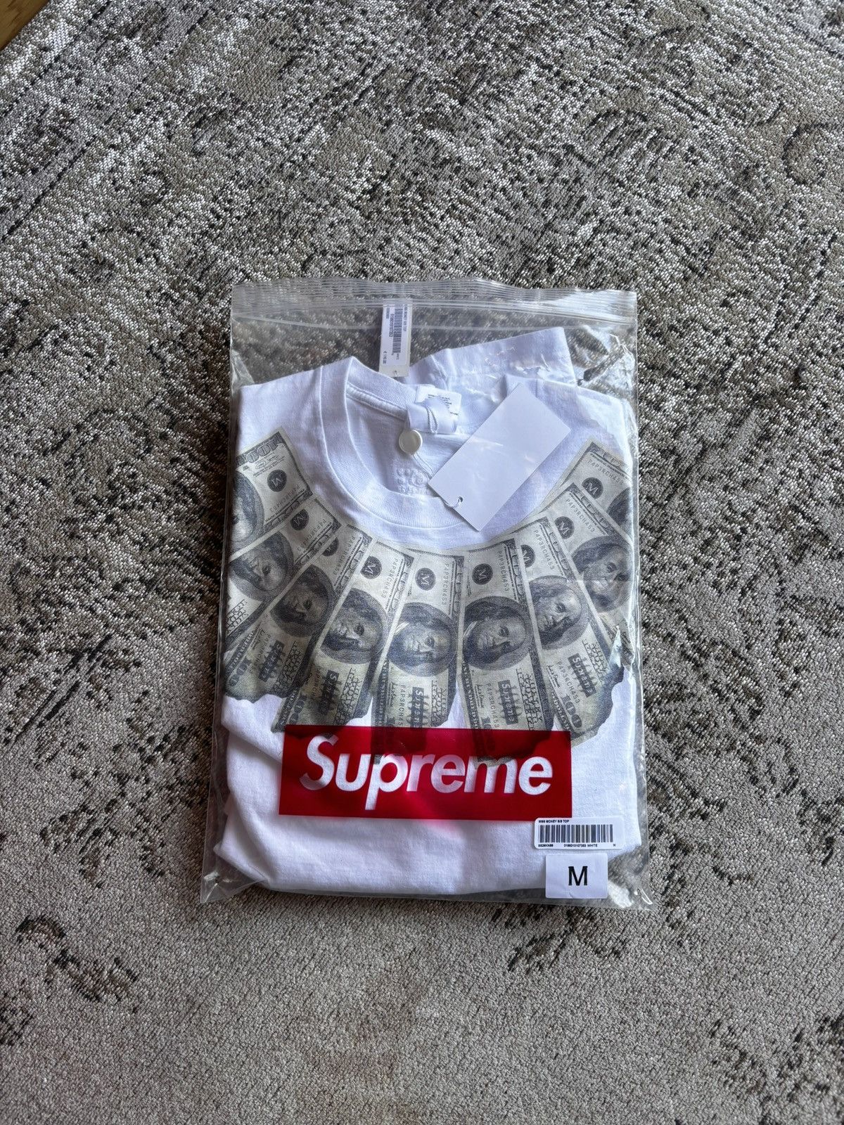 Maison Margiela × Supreme Supreme MM6 dollar tshirt Size US M / EU 48-50 / 2 - 3 Thumbnail