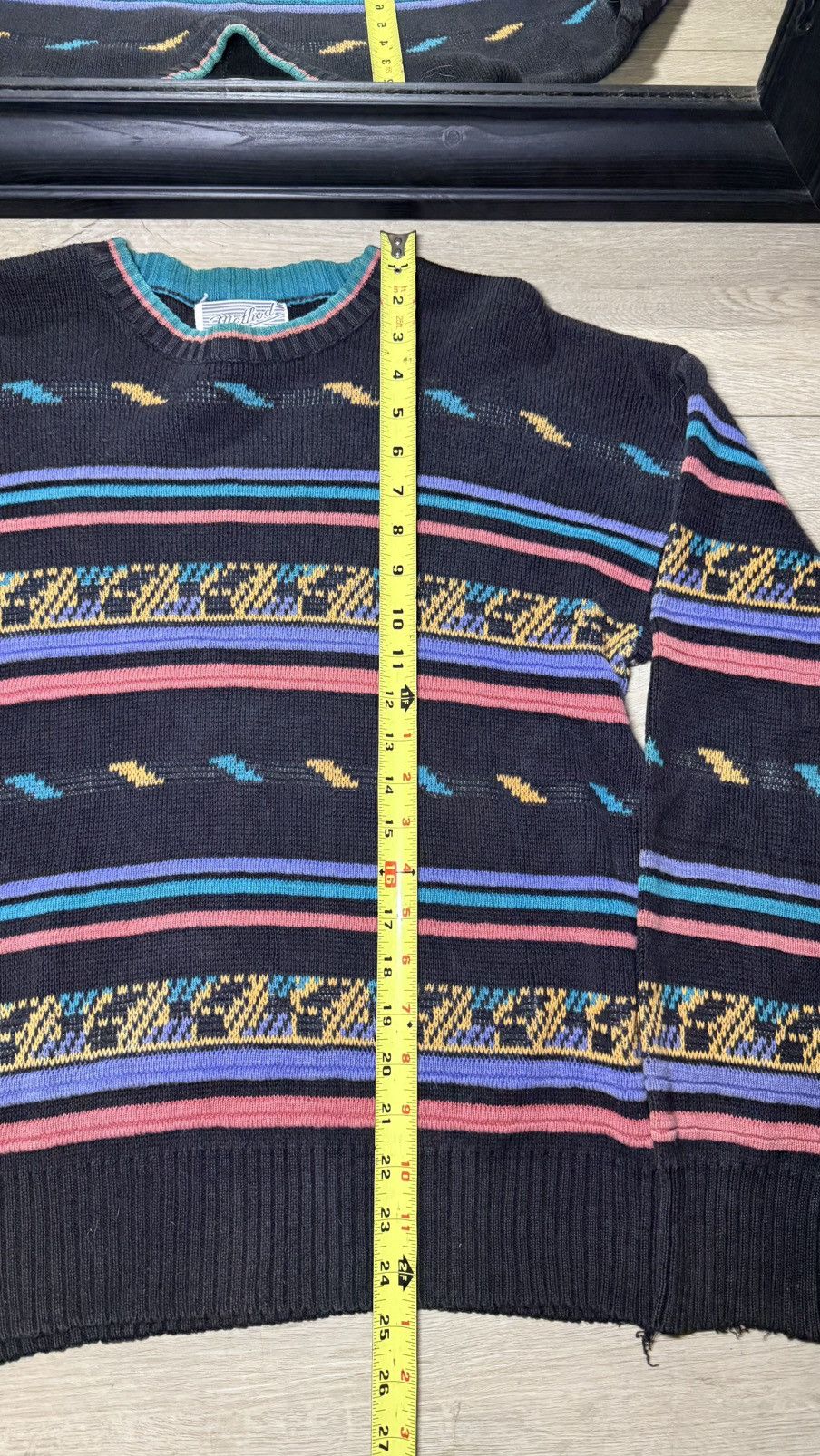 Coogi Vintage 1990s Method Coogi Styled Cardigan Sweater Size US L / EU 52-54 / 3 - 5 Thumbnail
