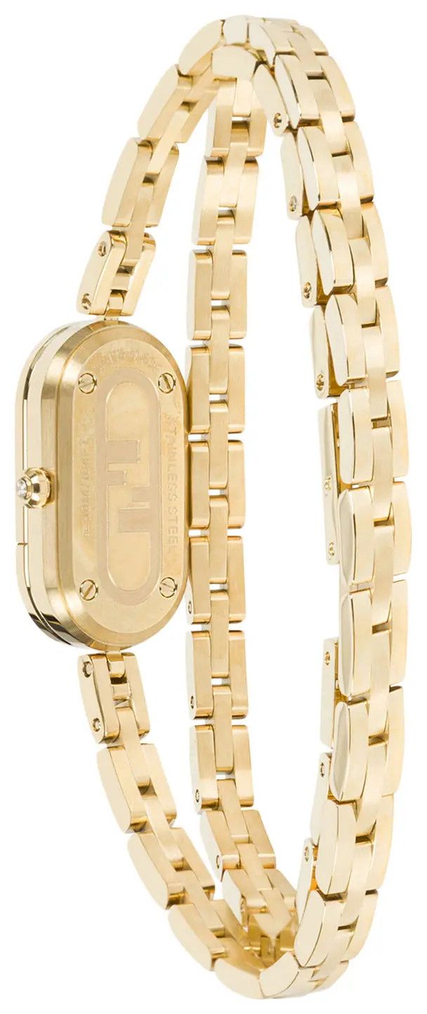 Fendi o1B3y1r0326 Size : OS / O'Lock Vertical Watch in Gold Size ONE SIZE - 3 Thumbnail