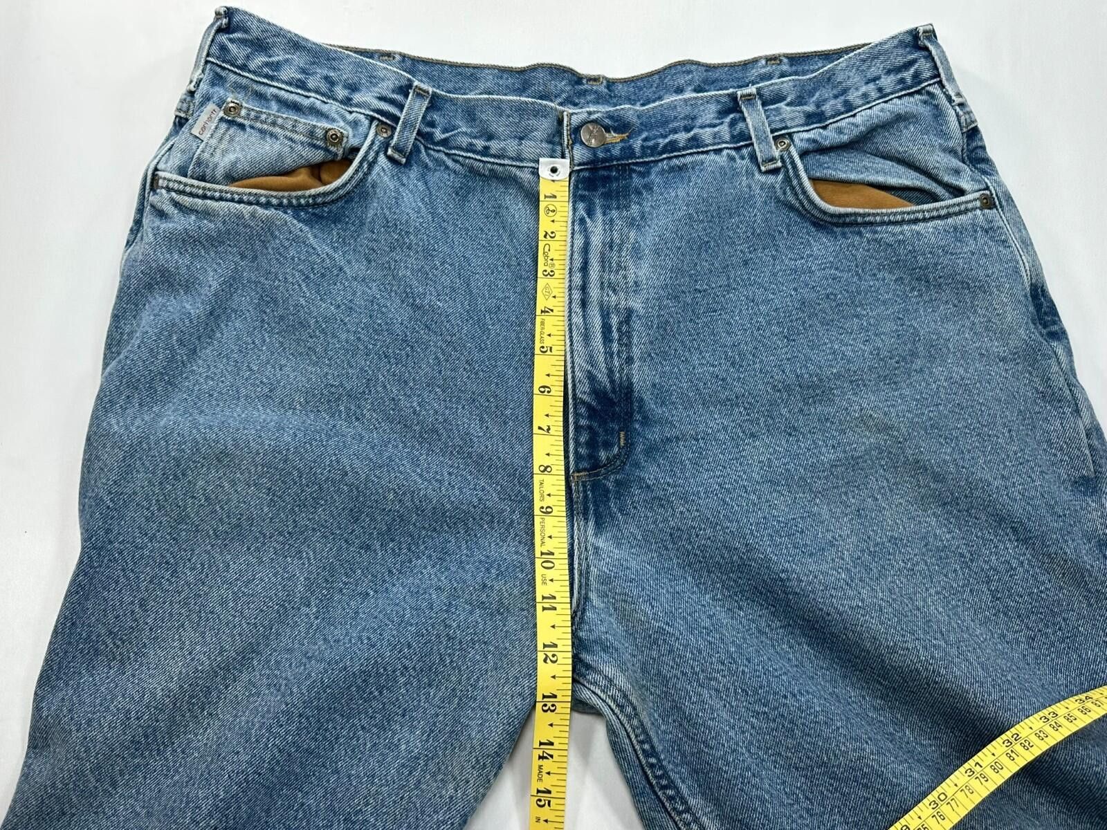 Carhartt Carhartt Heavy Lined Relaxed Fit Denim Jeans Blue Mens 42/32 Size US 42 / EU 58 - 4 Thumbnail