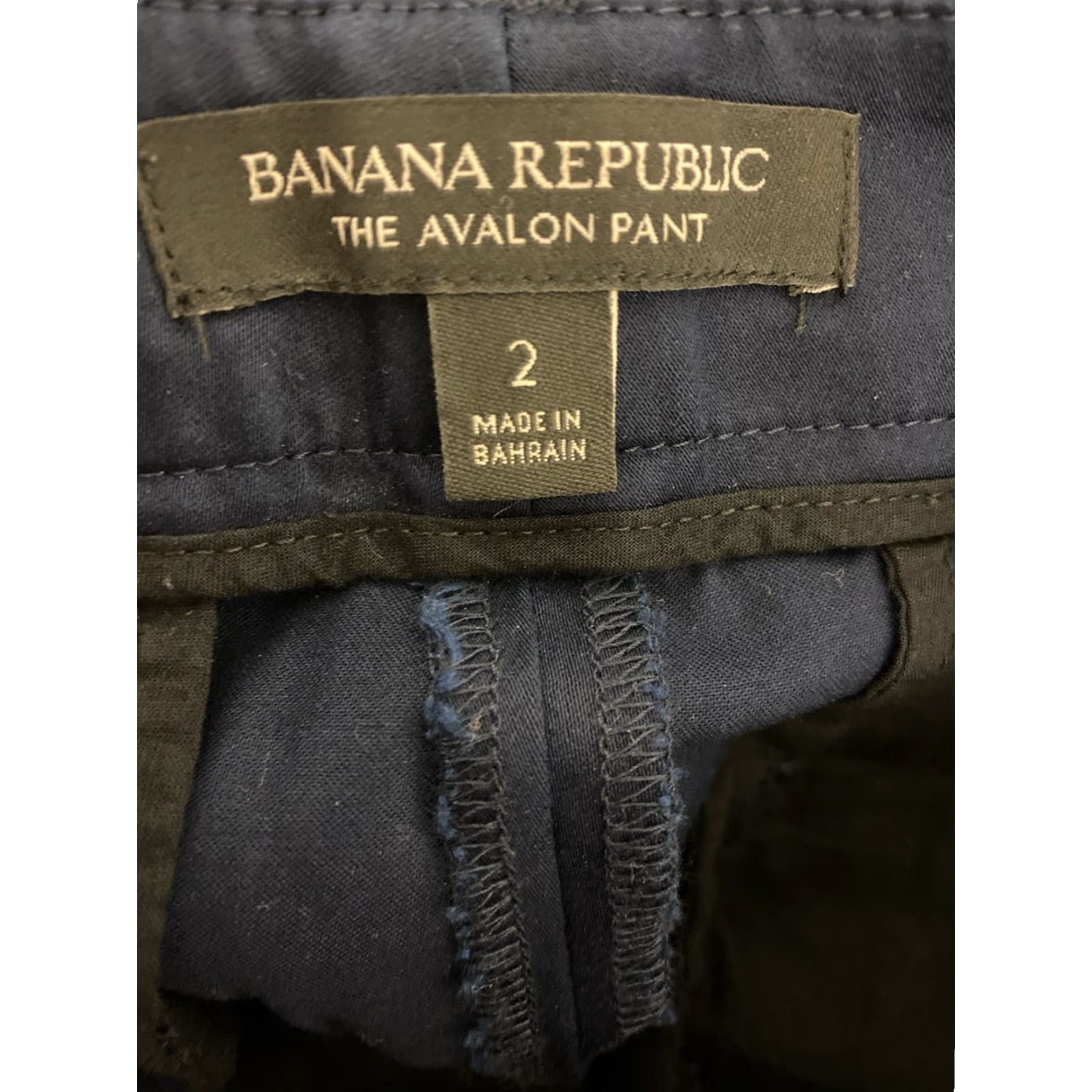 Banana Republic VINTAGE Banana Republic Women Pants Avalon Size 2 Ankle Wool Blue 2000s Size 26" / US 2 / IT 38 - 8 Thumbnail