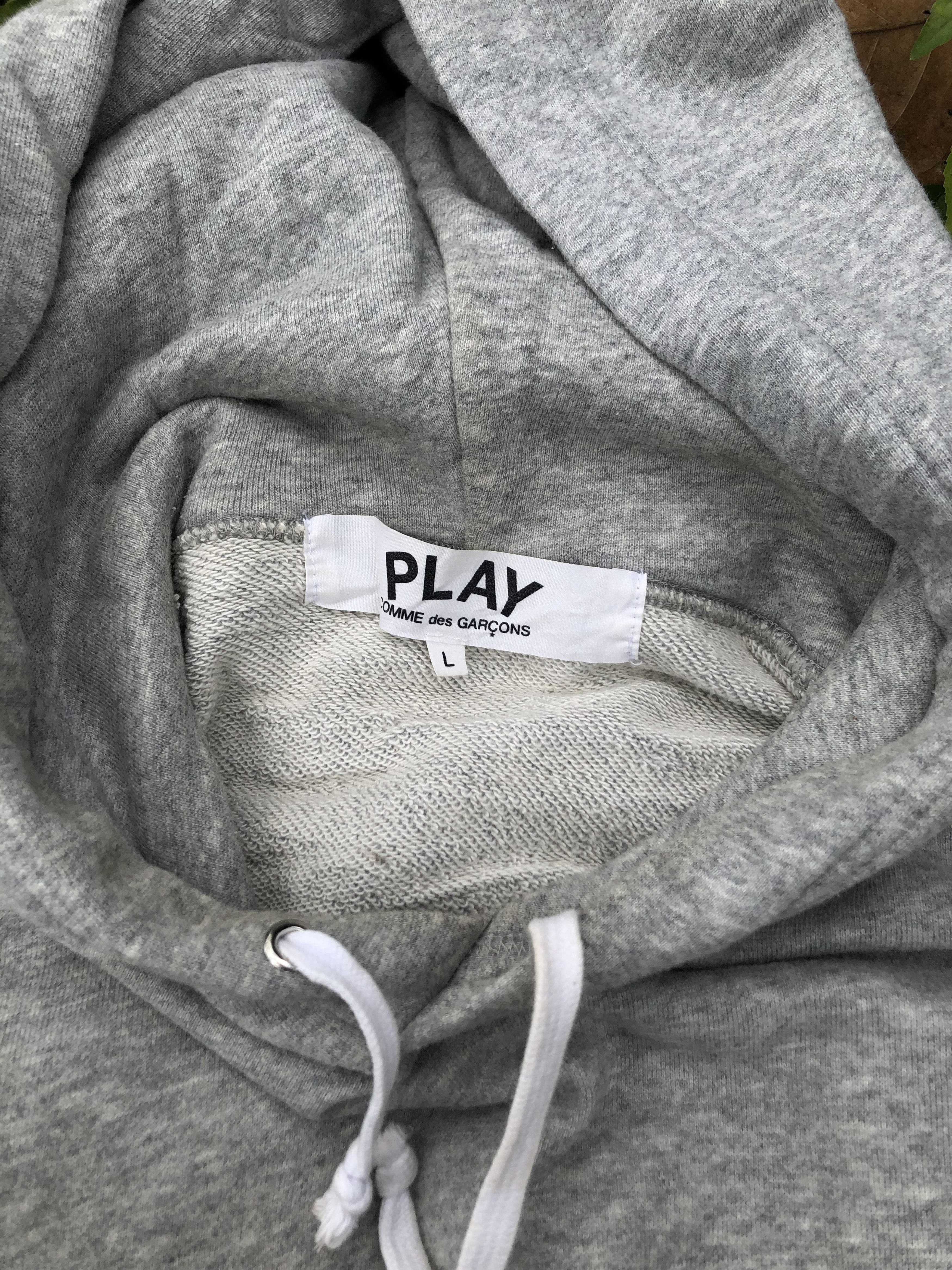 Comme des Garcons Play come des garcons x The north face hoodie gray 20AW Size US L / EU 52-54 / 3 - 3 Thumbnail