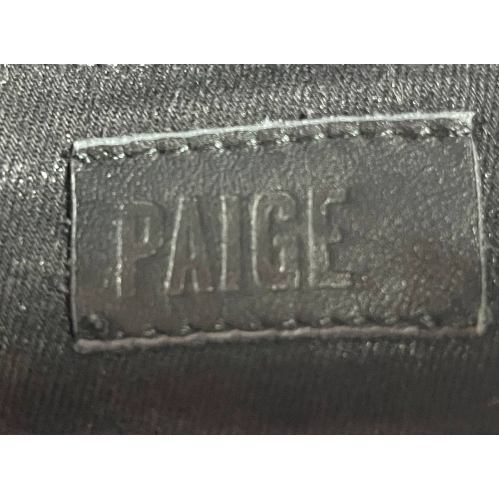 Paige Paige Jeans Jogger Pants Womens 27 Black Fog Luxe Coating Denim Size 27" / US 4 / IT 40 - 6 Thumbnail