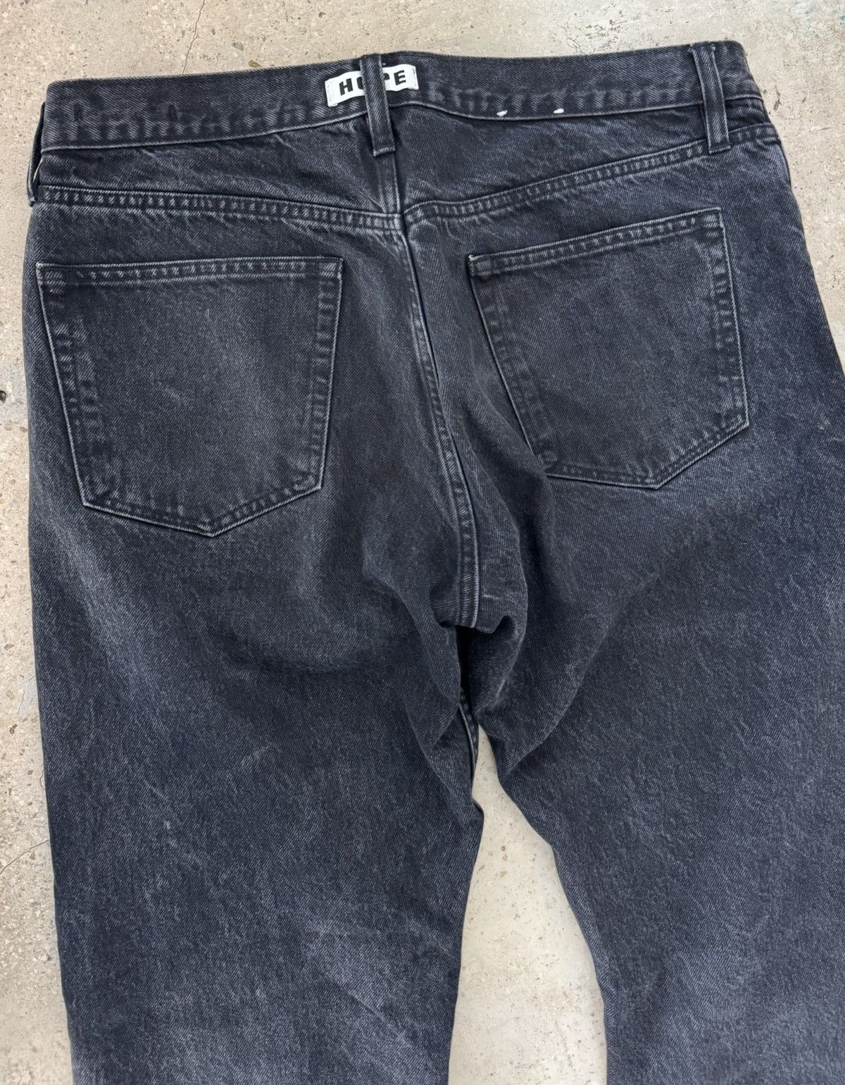 Hope Hope Black Relaxed Bootcut Jeans Size US 33 - 4 Thumbnail