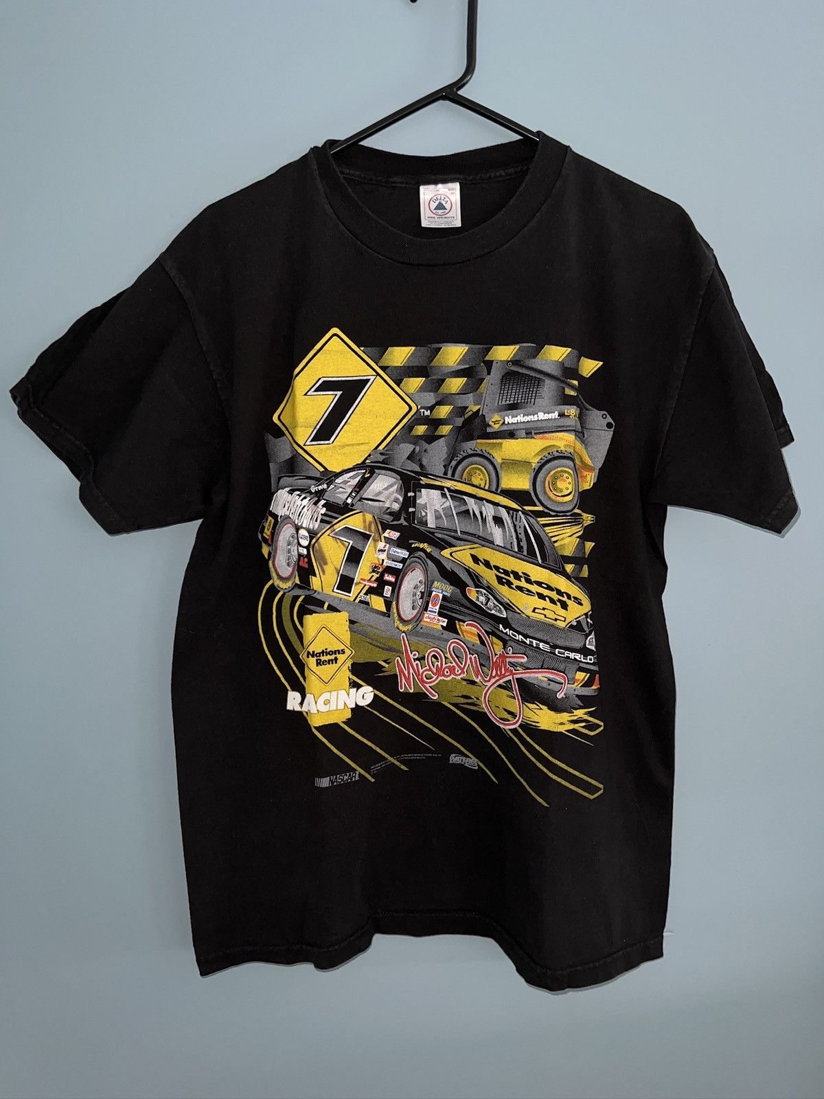 NASCAR Michael Waltrip Autograph NASCAR Tee Size US M / EU 48-50 / 2 - 1 Thumbnail