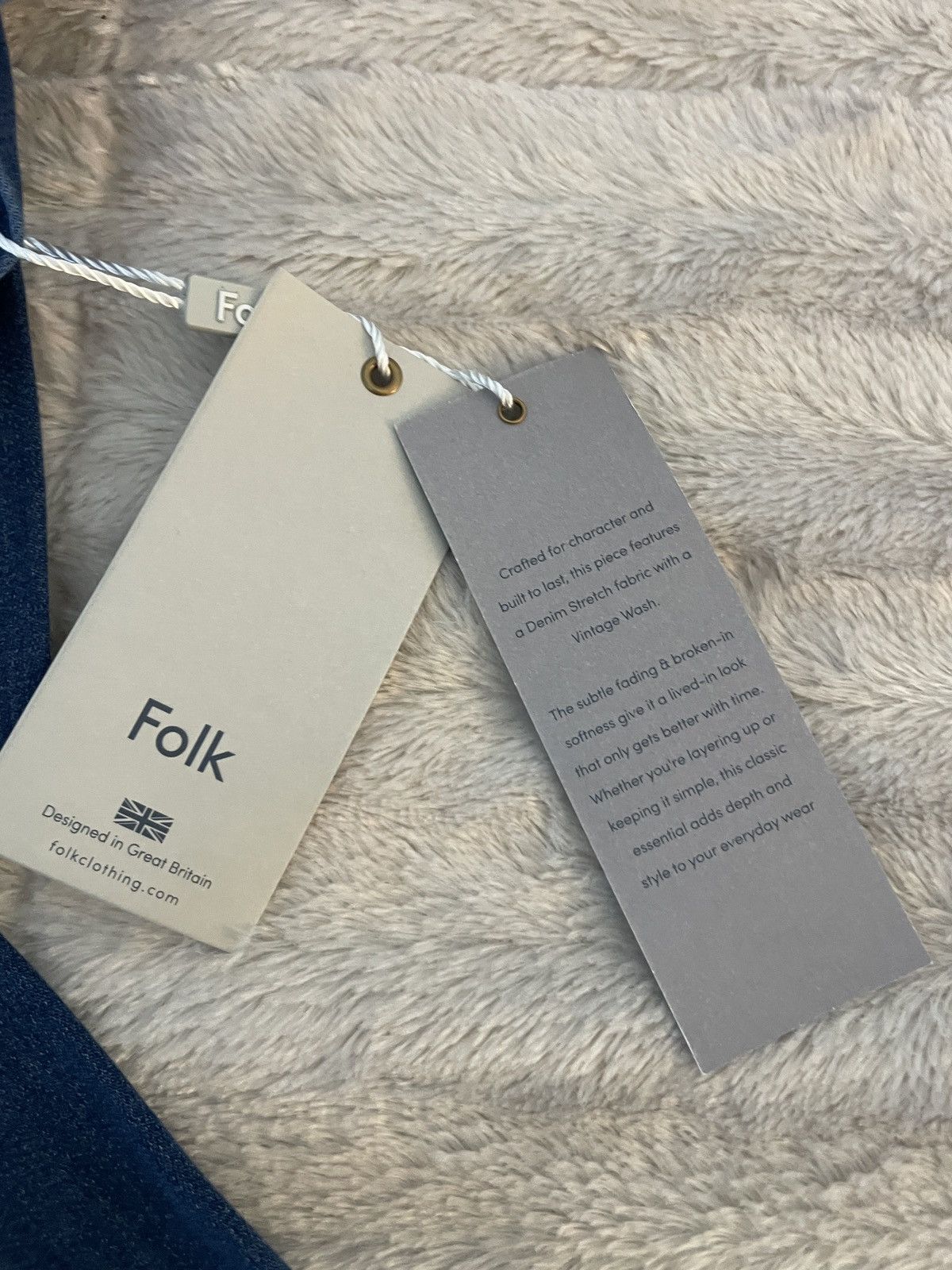 Folk Nelson Mid Denim Cord 3PKT shirt jacket Nwt 216.00 Size US L / EU 52-54 / 3 - 12 Thumbnail