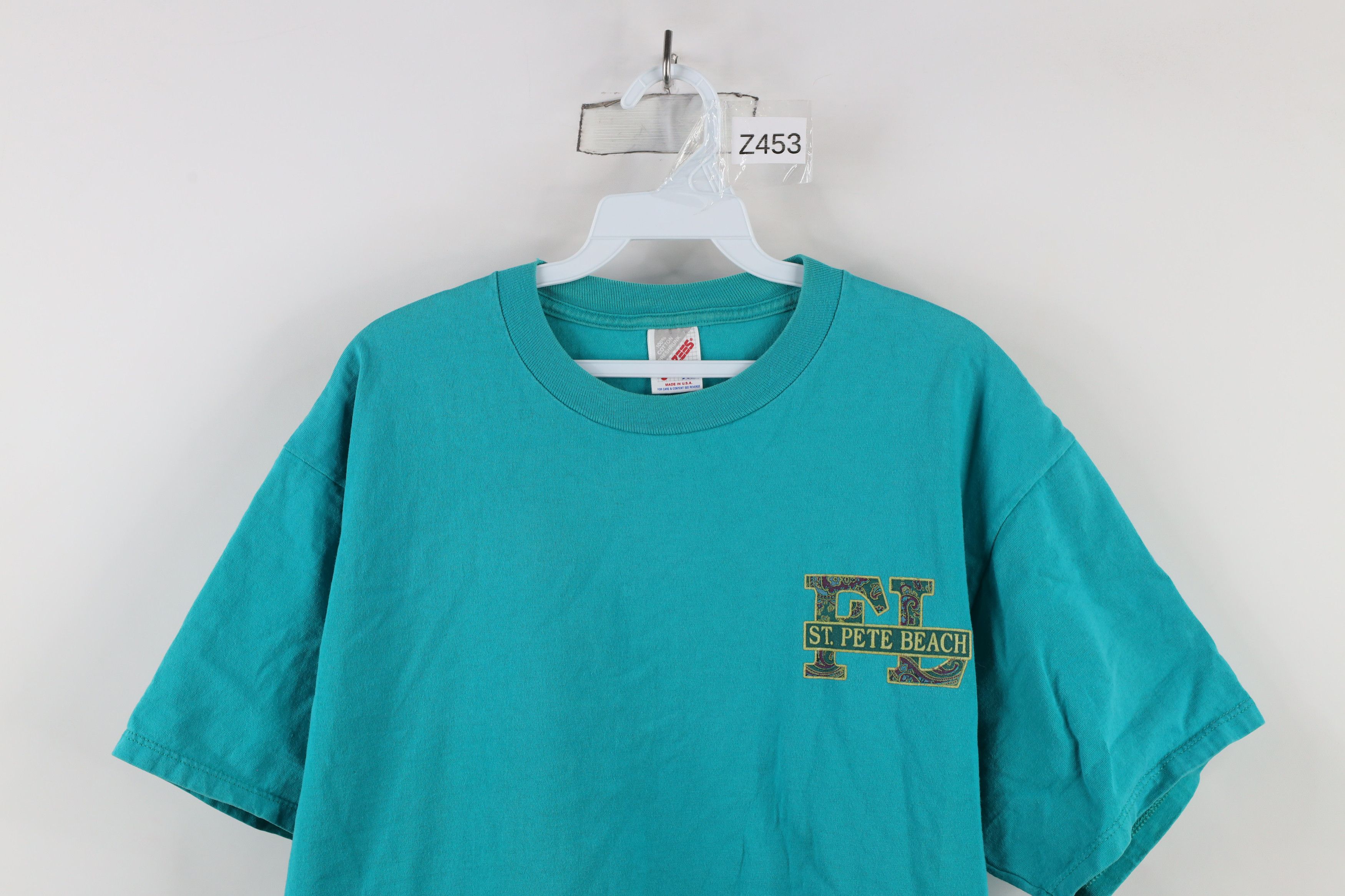 Vintage Vintage 90s Streetwear St Pete Beach Florida T-Shirt USA Size US XL / EU 56 / 4 - 2 Thumbnail