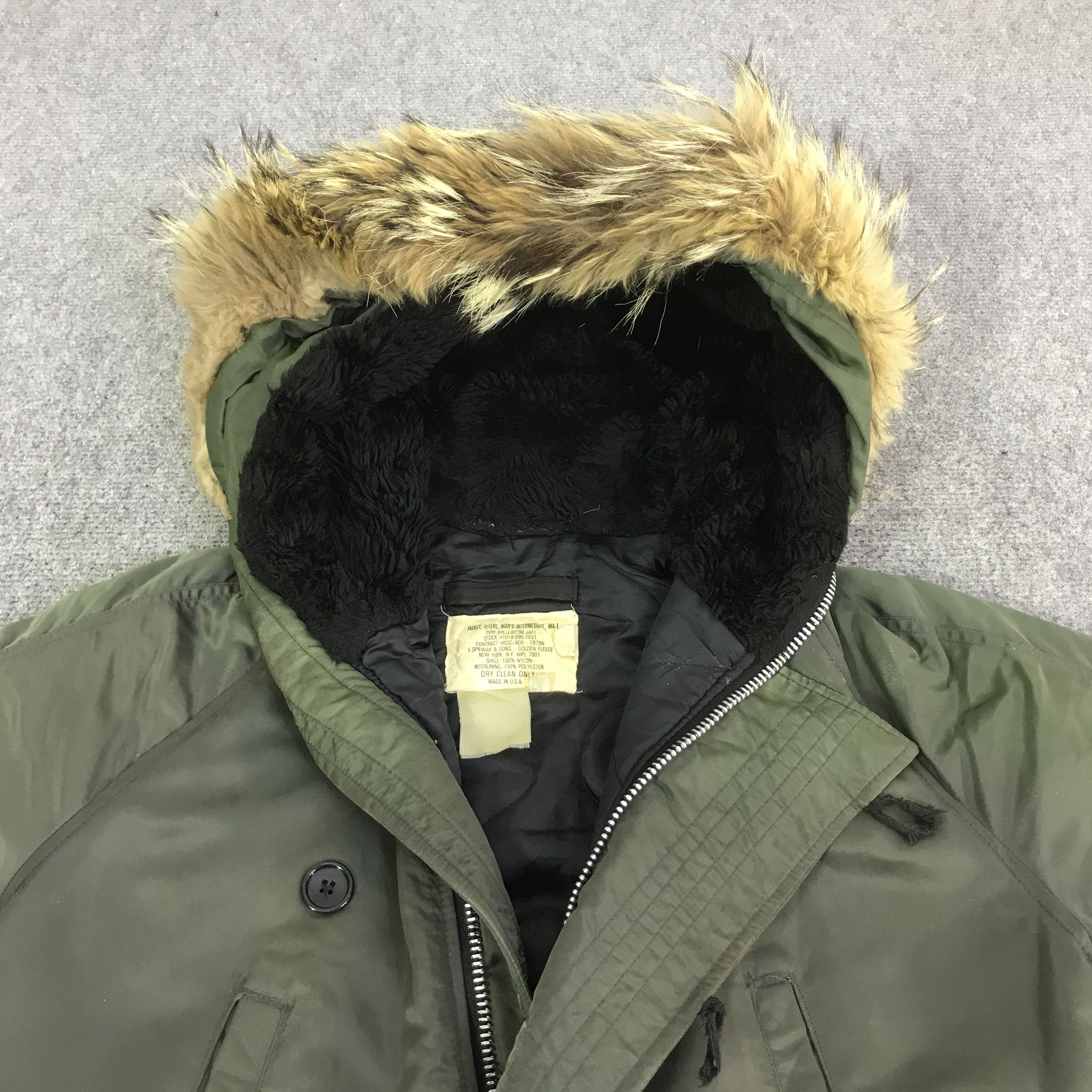 I. Spiewak And Sons Vtg i spiewak and sons Fur hoodie jacket K124B1 Size US L / EU 52-54 / 3 - 8 Thumbnail