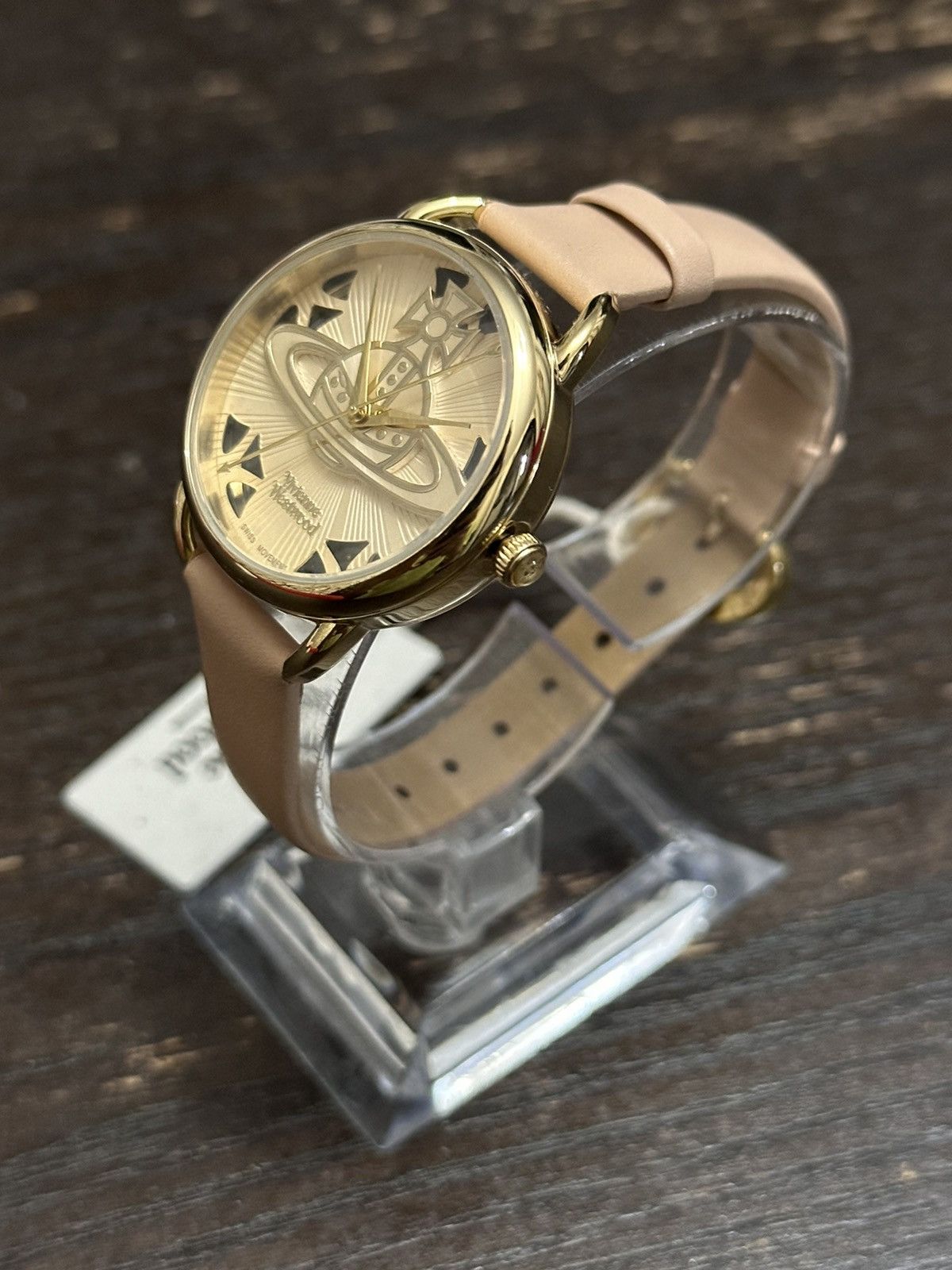 Vivienne Westwood 🍬Vivienne Westwood ORB pink/Gold Y2k Minimalistic Watch Size ONE SIZE - 3 Thumbnail