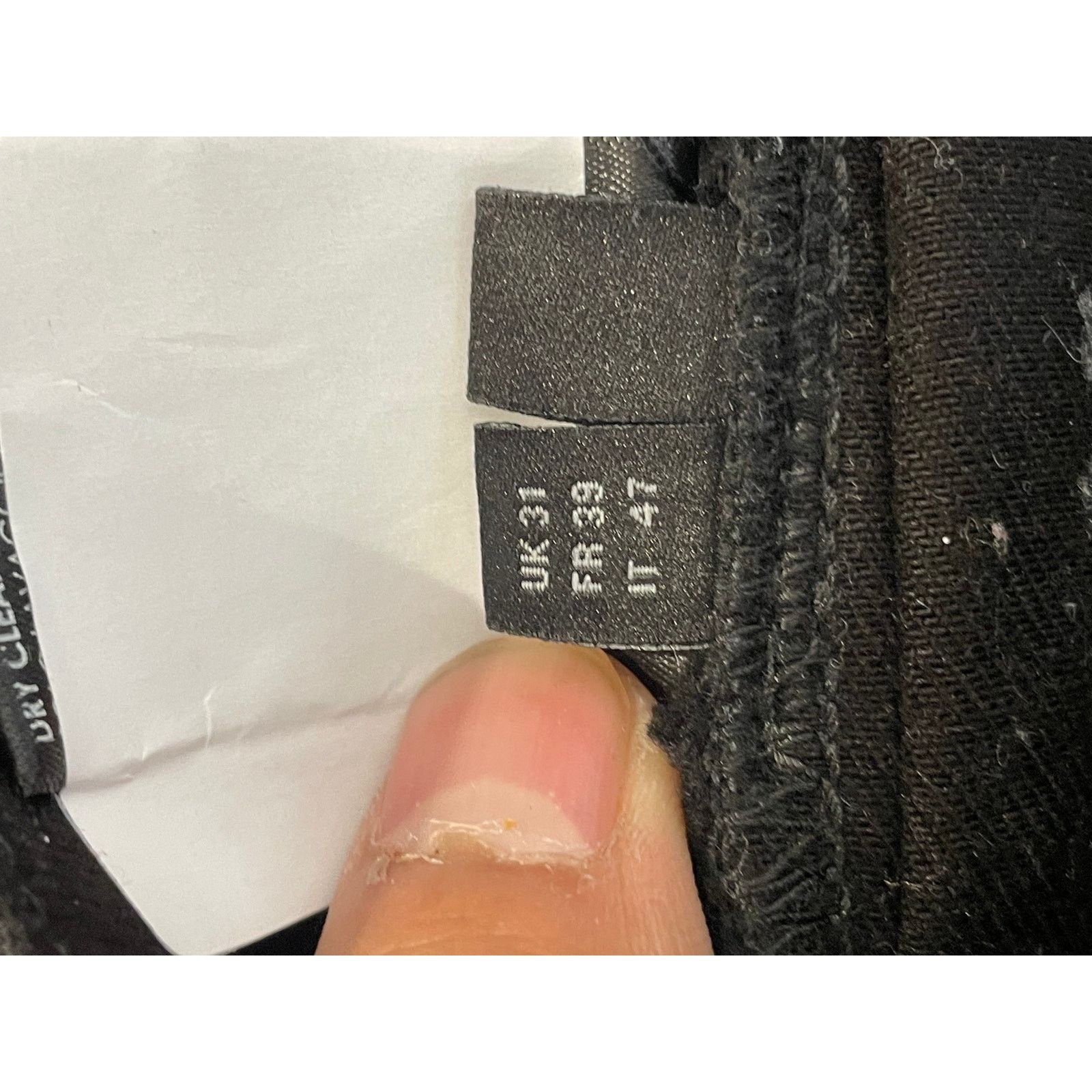 Amiri Amiri Jeans Black Glitter Thrasher Used 31 Size US 31 - 6 Thumbnail