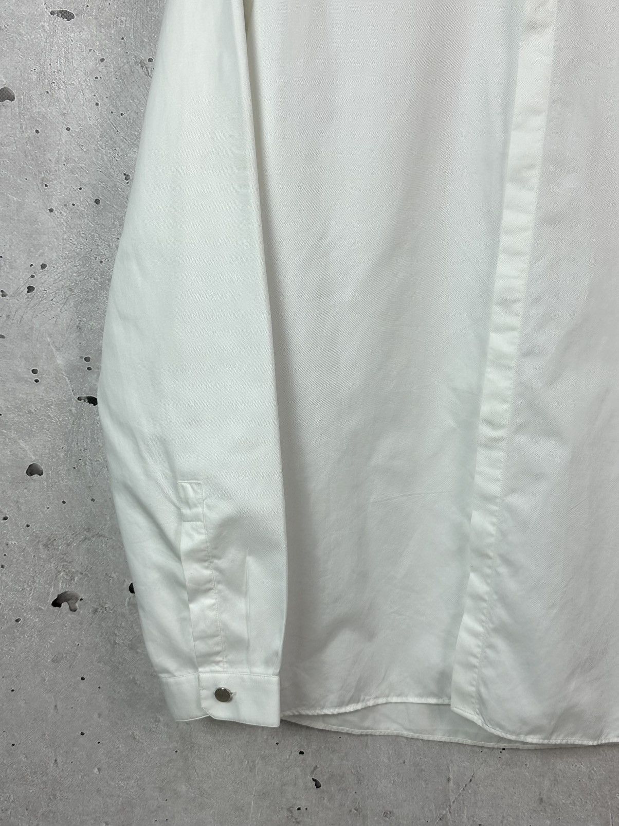 The Kooples The Kooples Fitted White Cotton Long Sleeve Men’s Shirt Size US L / EU 52-54 / 3 - 4 Thumbnail