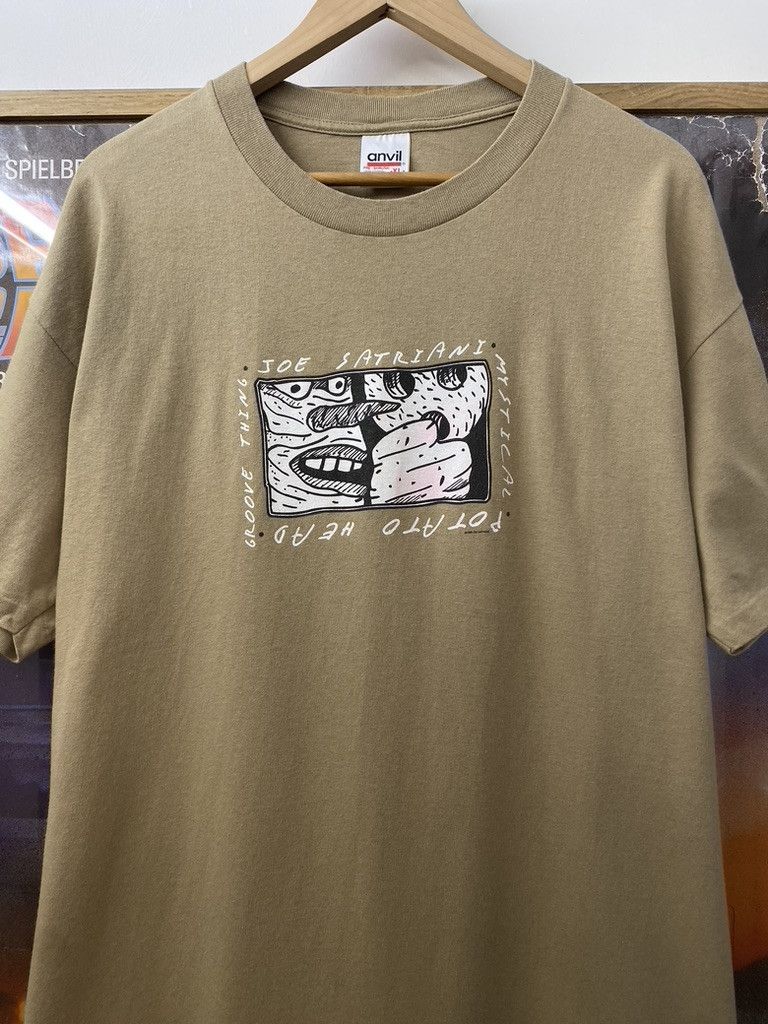 Anvil 1996 Joe Satriani The Mystical Potato Head Groove Thing Tee Size US XL / EU 56 / 4 - 4 Thumbnail