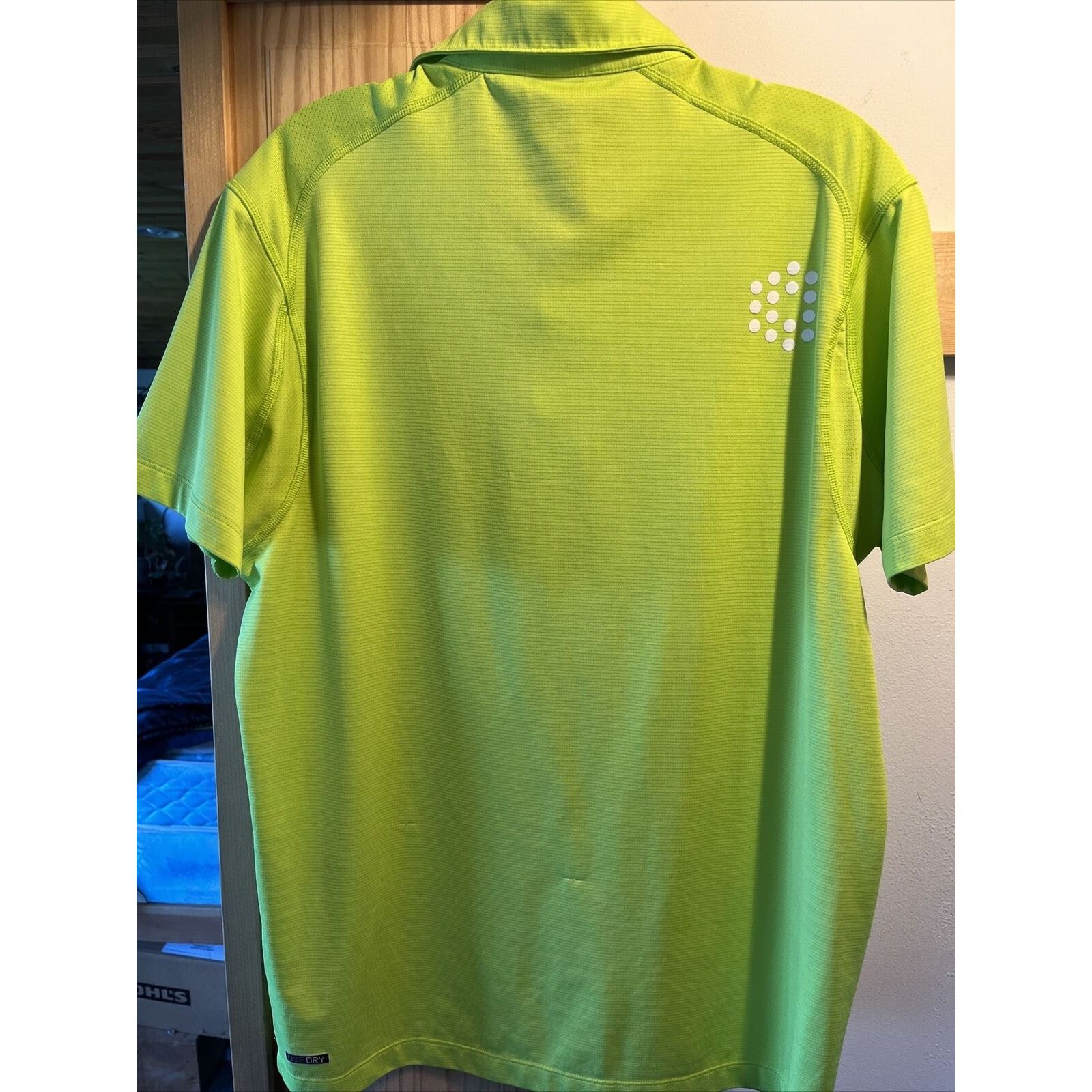 Puma Puma Sport Lifestyle Men’s M Neon Green Polyester Polo Shirt Size US M / EU 48-50 / 2 - 8 Thumbnail
