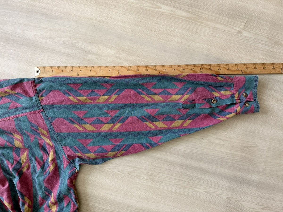 Vintage Vintage Wrangler Aztec Print Cowboy Cut Brushpopper XL Size US XL / EU 56 / 4 - 8 Thumbnail