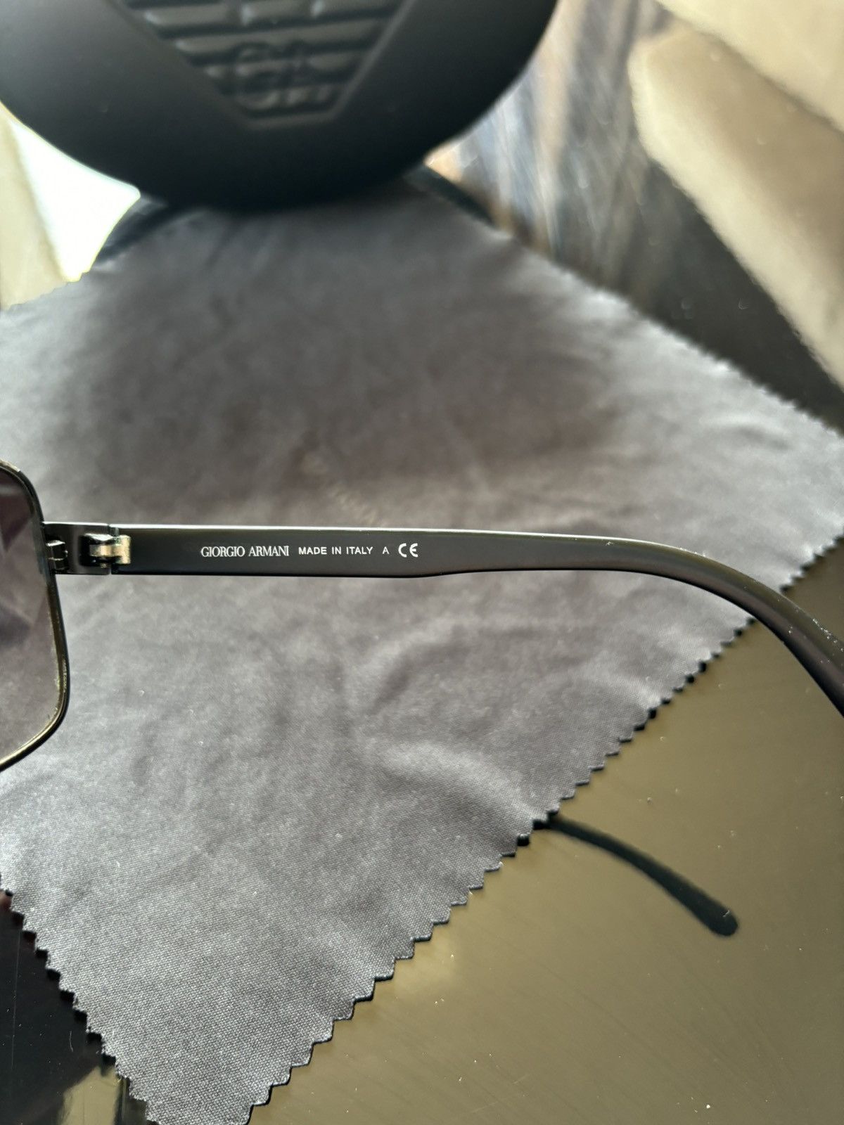Emporio Armani × Giorgio Armani × Vintage Giorgio Armani AR 6011 3001/8G Aviator Sunglasses Size ONE SIZE - 7 Thumbnail