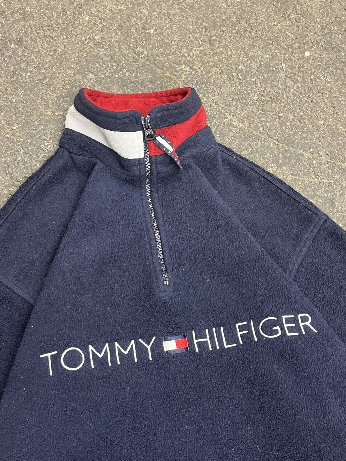 Tommy Hilfiger × Vintage Tommy Hilfiger deep pile fleece vintage streetwear hype rare Size US S / EU 44-46 / 1 - 4 Thumbnail