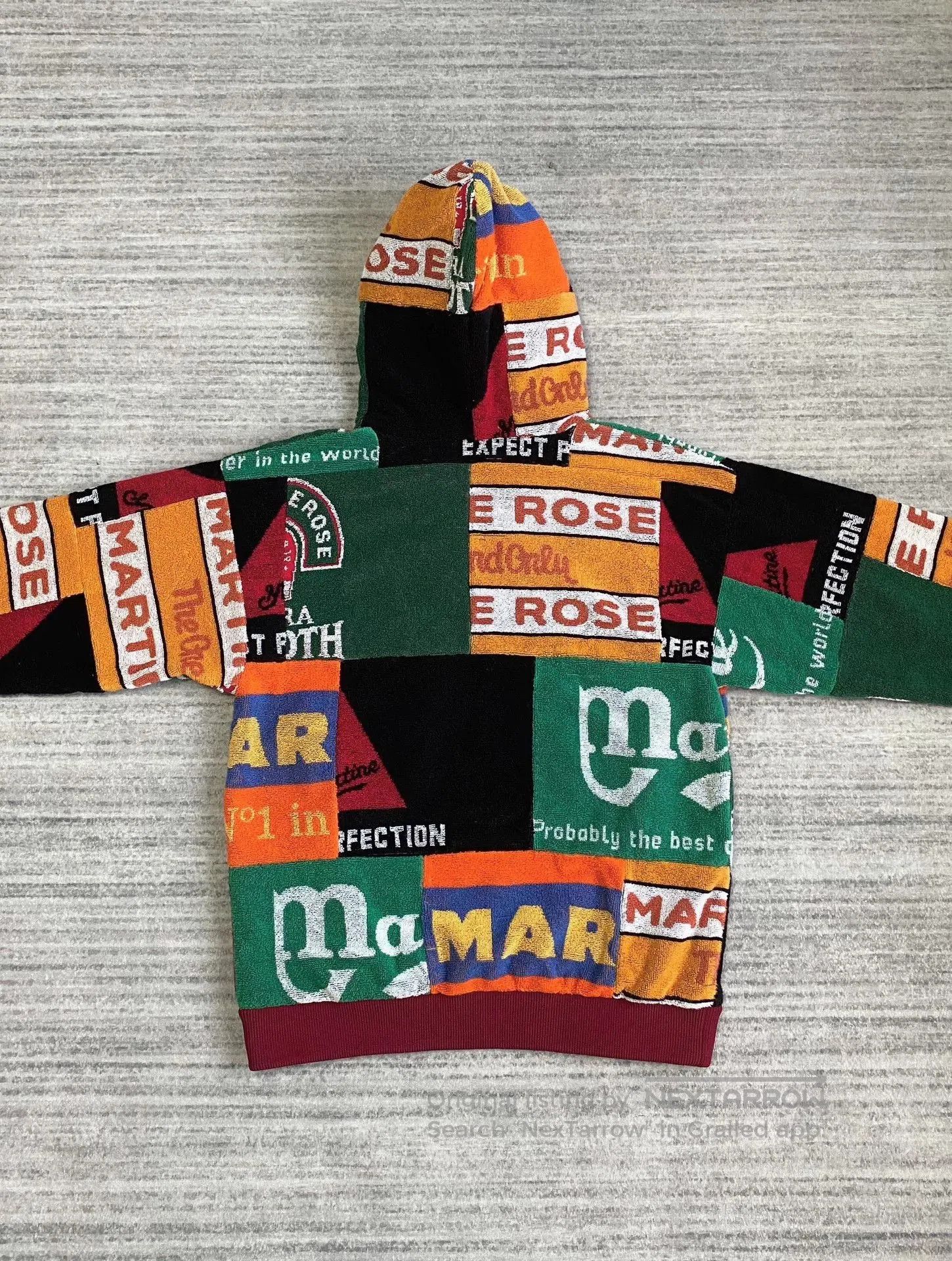 Martine Rose martinerose embroidered patchwork hoodie. Size US XS / EU 42 / 0 - 3 Thumbnail