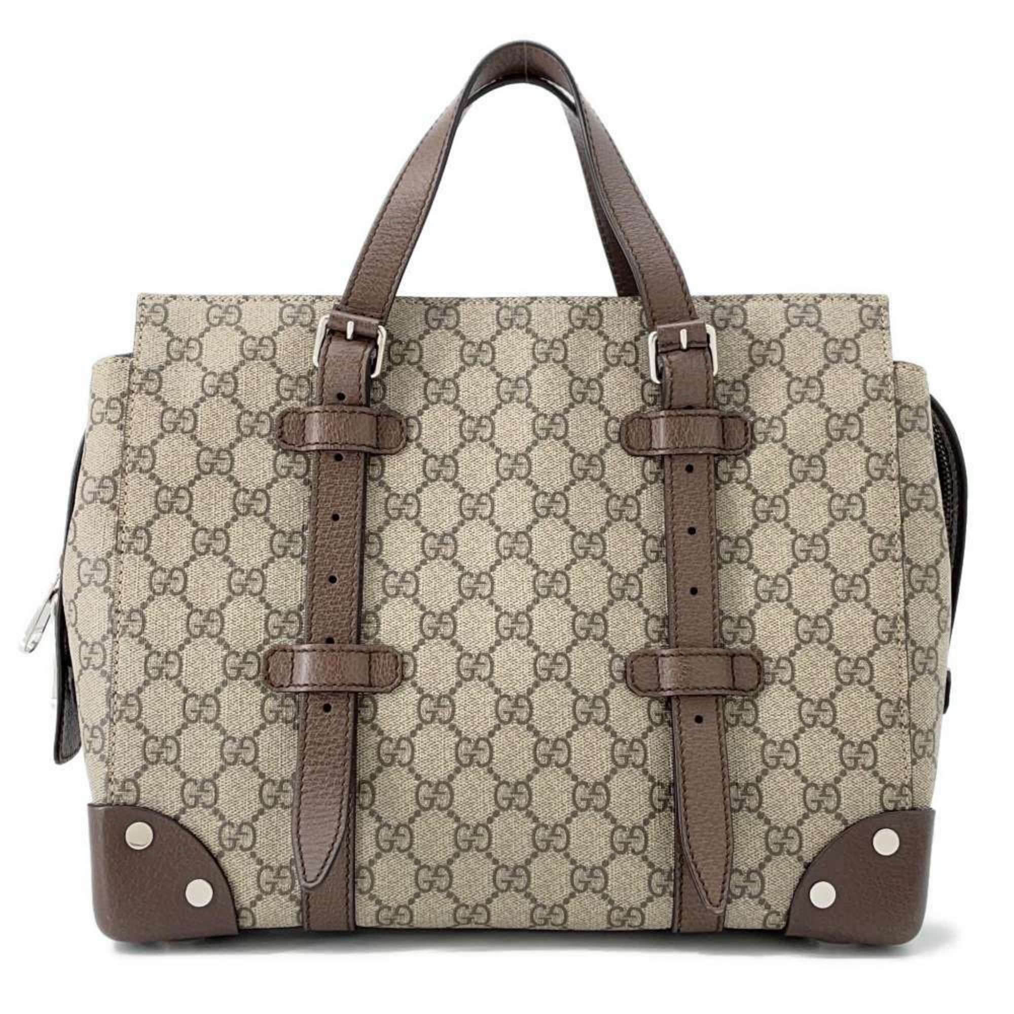 Gucci Tote Bag With GG Supreme Details 643814 Gucci in Beige, Women's