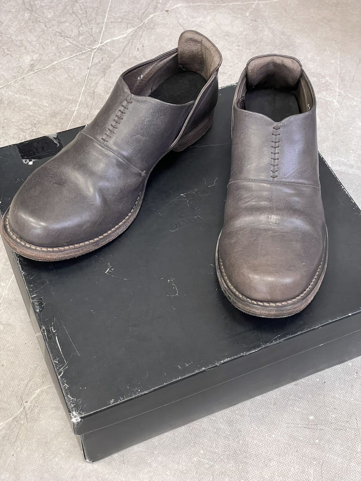 Devoa Devoa brown leather shoes avantgarde artisanal style Size US 8 / EU 41 - 12 Thumbnail