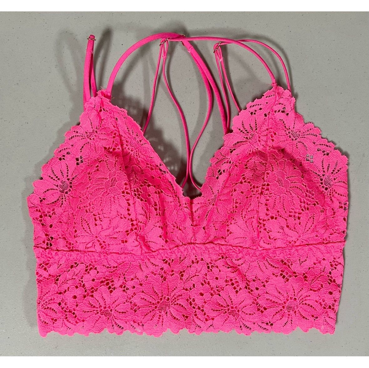 Victoria's Secret Victoria’s Secret Pink Floral Lace Bra Bralette Size S 🩷✨ Size S / US 4 / IT 40 - 2 Thumbnail