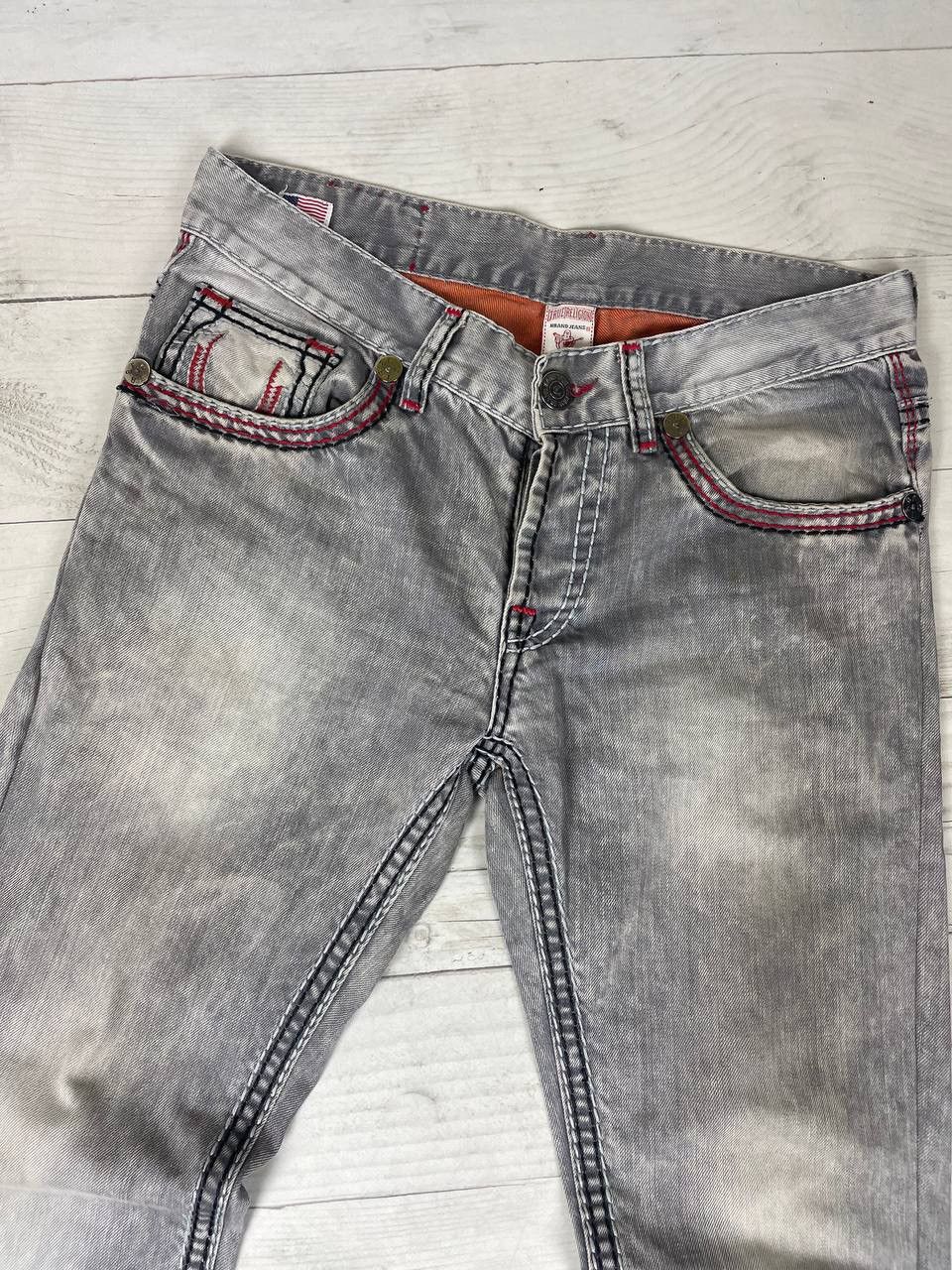 Japanese Brand Vintage True Religion Jackson Denim Jeans Y2K 90s Baggy Size US 34 / EU 50 - 3 Thumbnail