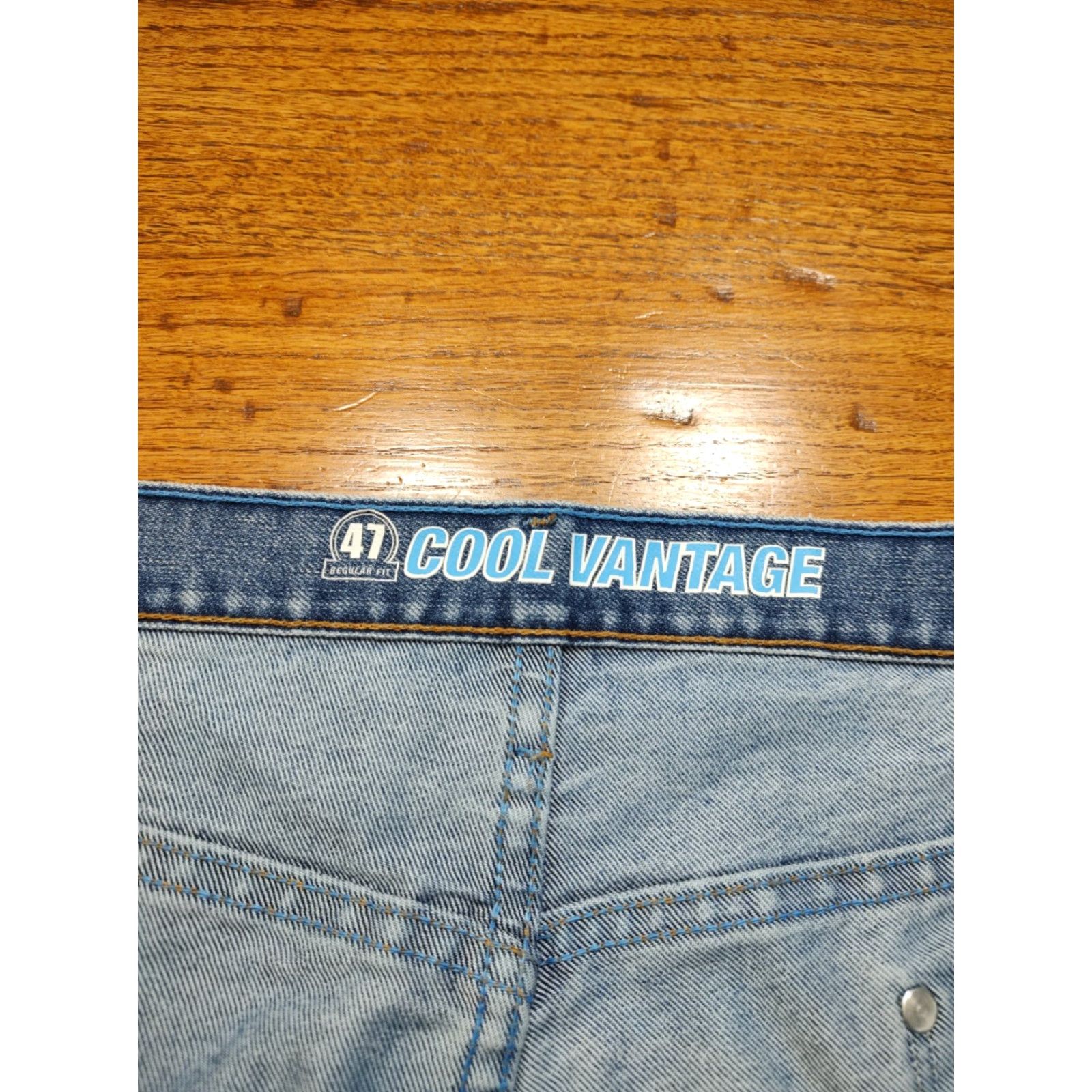 Wrangler Wrangler Jeans Western Denim 42x30 Regular Mens Five-Pocket Blue Wrangler 47MWZ Cowboy Cut Vintage No 80s 90s American Ranch Rodeo USA Classic Size US 42 / EU 58 - 5 Thumbnail