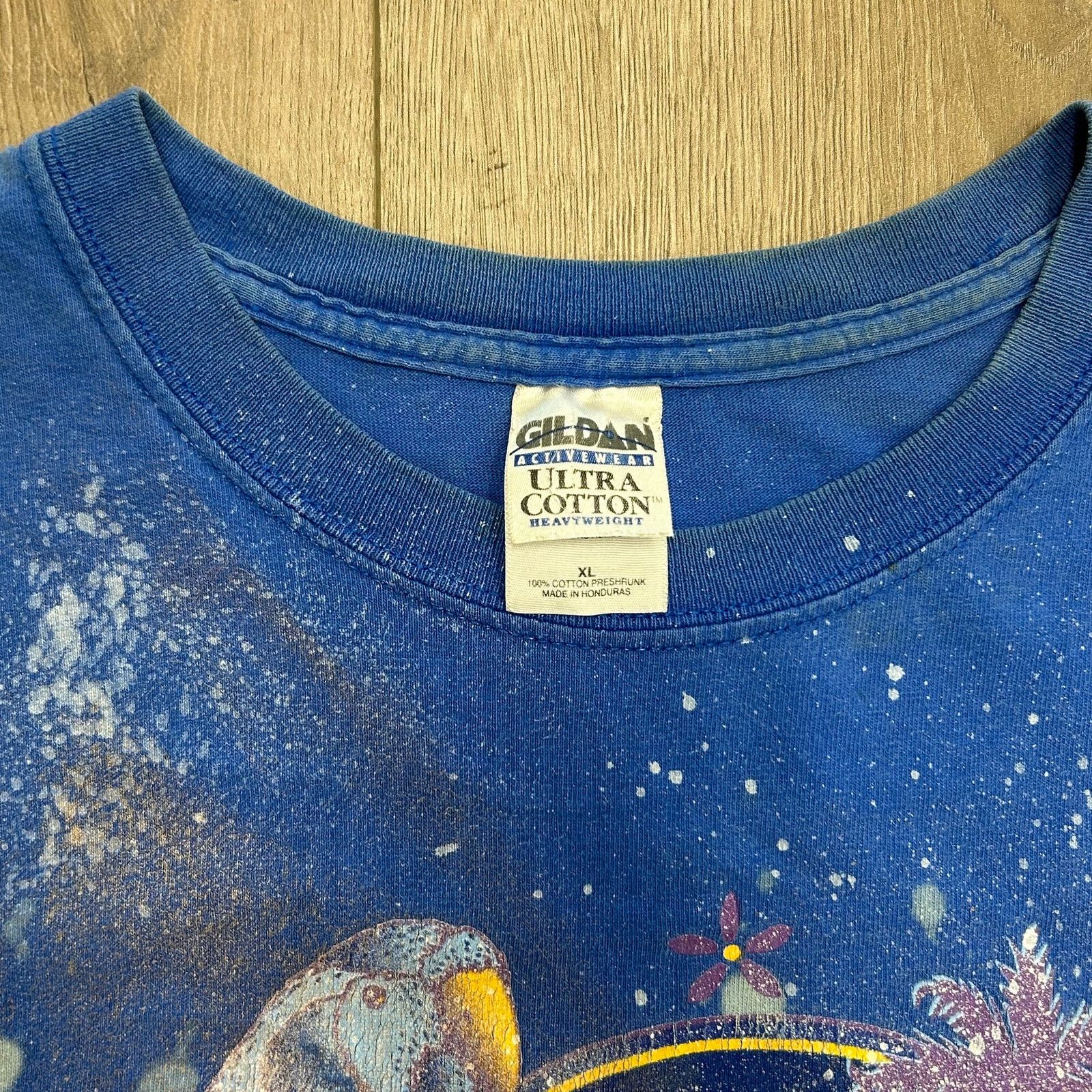Vintage Vintage Casa Blanca orocco Blue Parrot Blue Tee T Shirt XL Size US XL / EU 56 / 4 - 4 Thumbnail